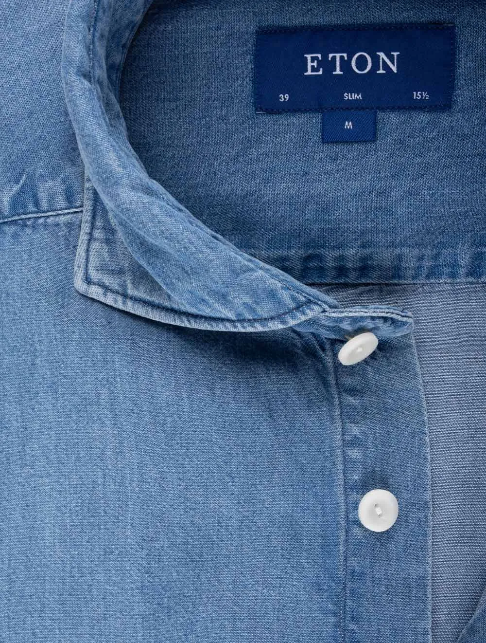 Schlankes Denim-Hemd Denim