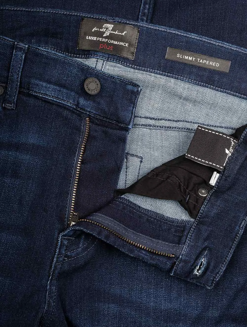 Slimmy Schmale Röhrenjeans Blau