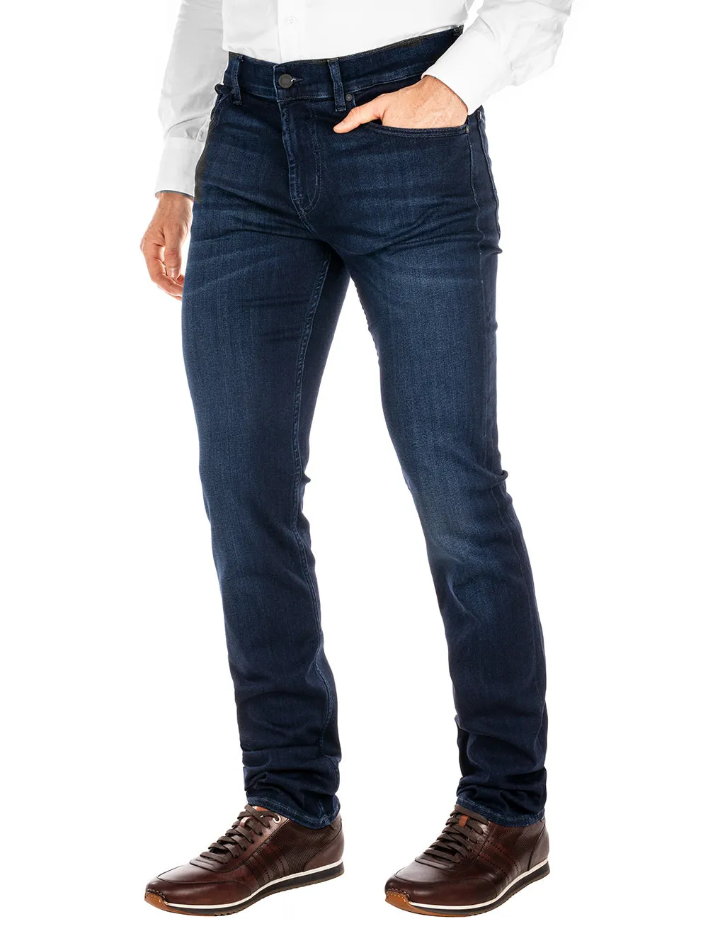 Slimmy Schmale Röhrenjeans Blau