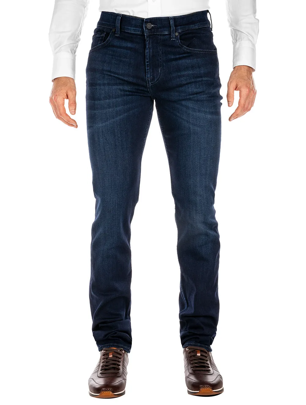 Slimmy Schmale Röhrenjeans Blau
