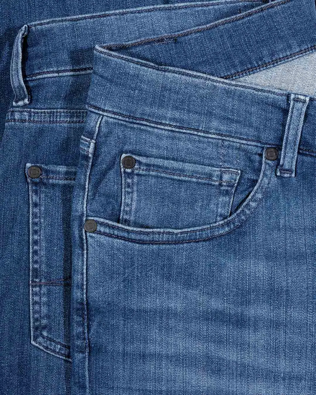 Slimmy Schmal geschnitten Lux Performance Blau Blau