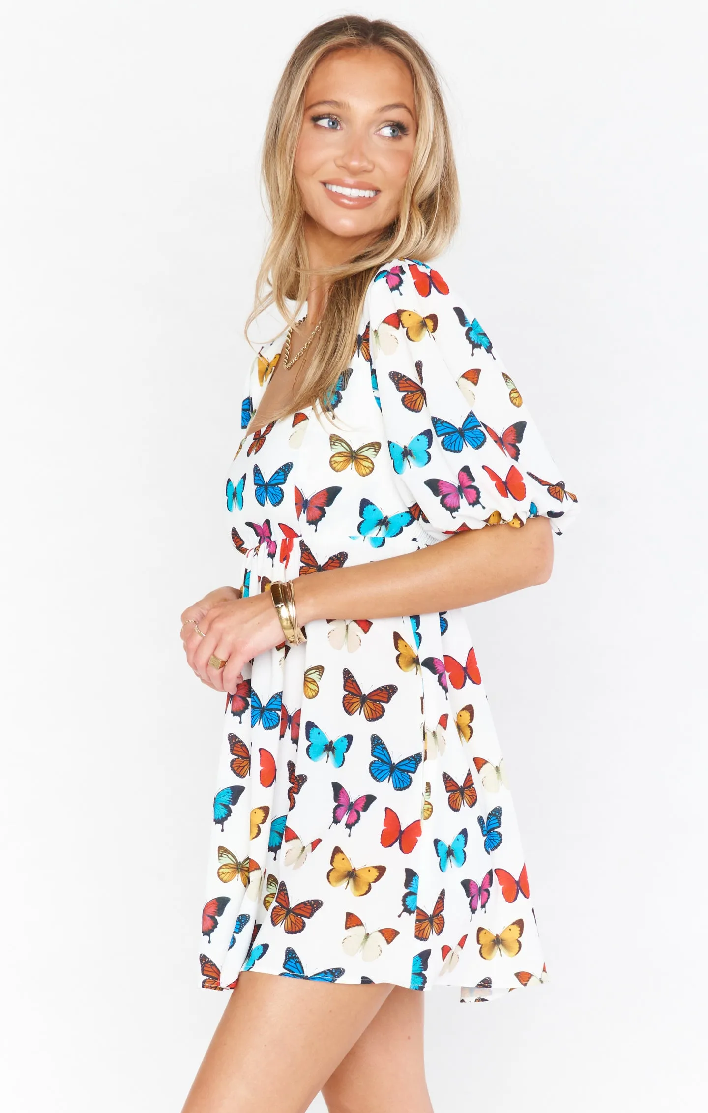 Verliebtes Babydoll-Kleid ~ Schmetterlinge in meinen Augen