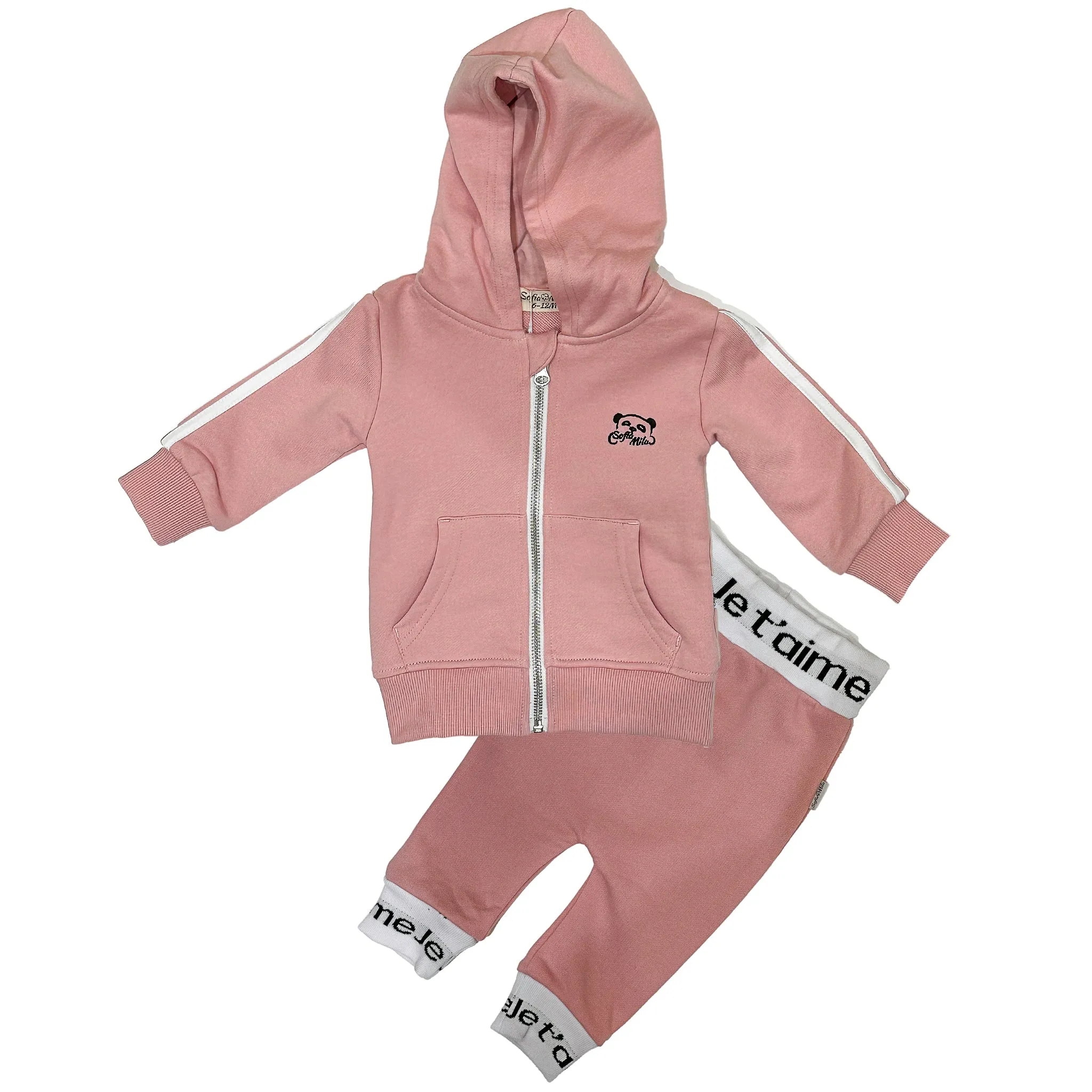 SofiaMila Reißverschluss-Jogginganzug-Set