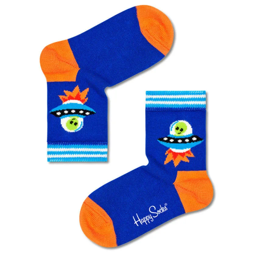Raumfahrt-Crew-Socken Geschenkset 2 - 3 Jahre (4er Pack)