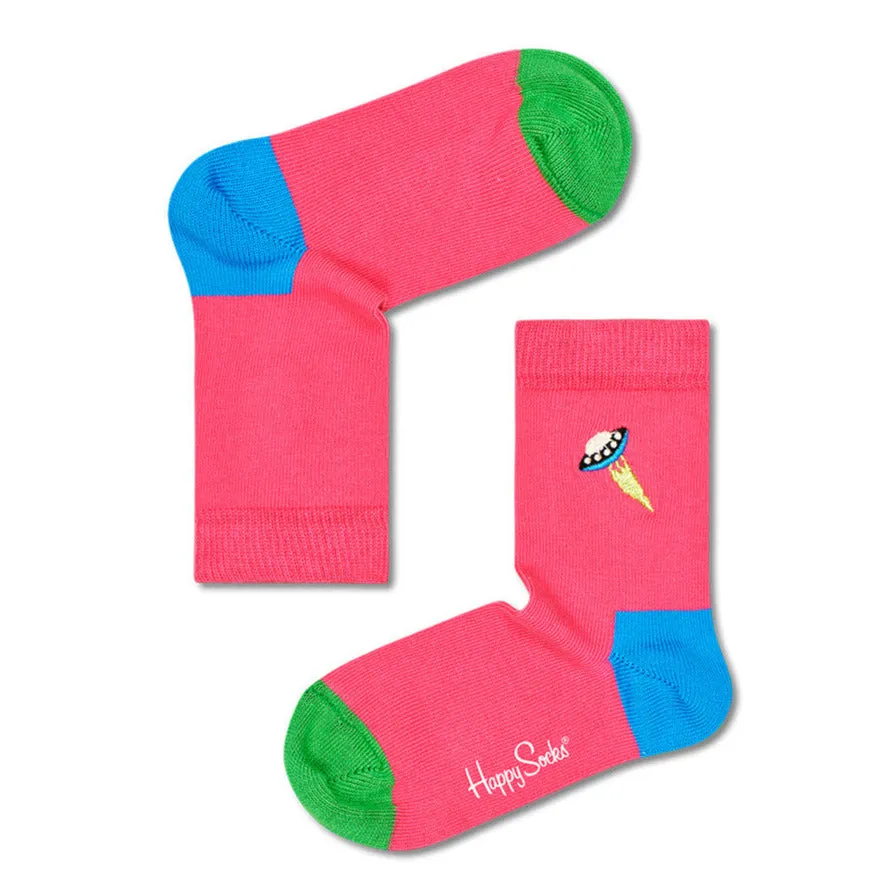 Raumfahrt-Crew-Socken Geschenkset 2 - 3 Jahre (4er Pack)
