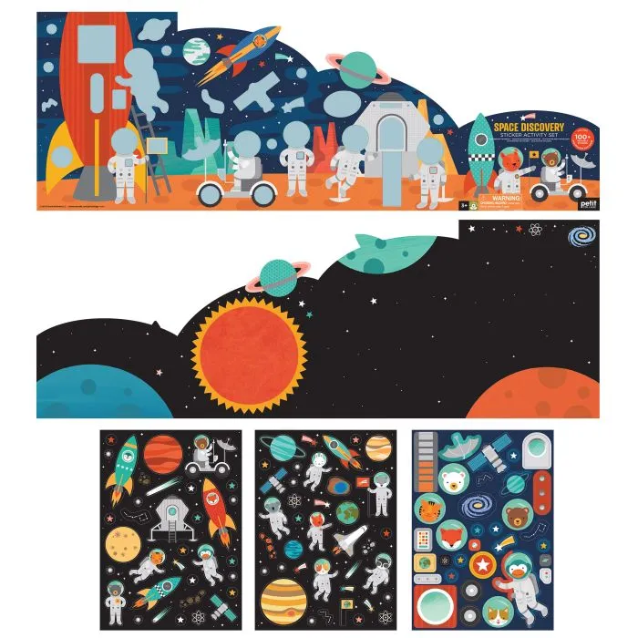 Weltraum-Entdecker-Sticker-Set