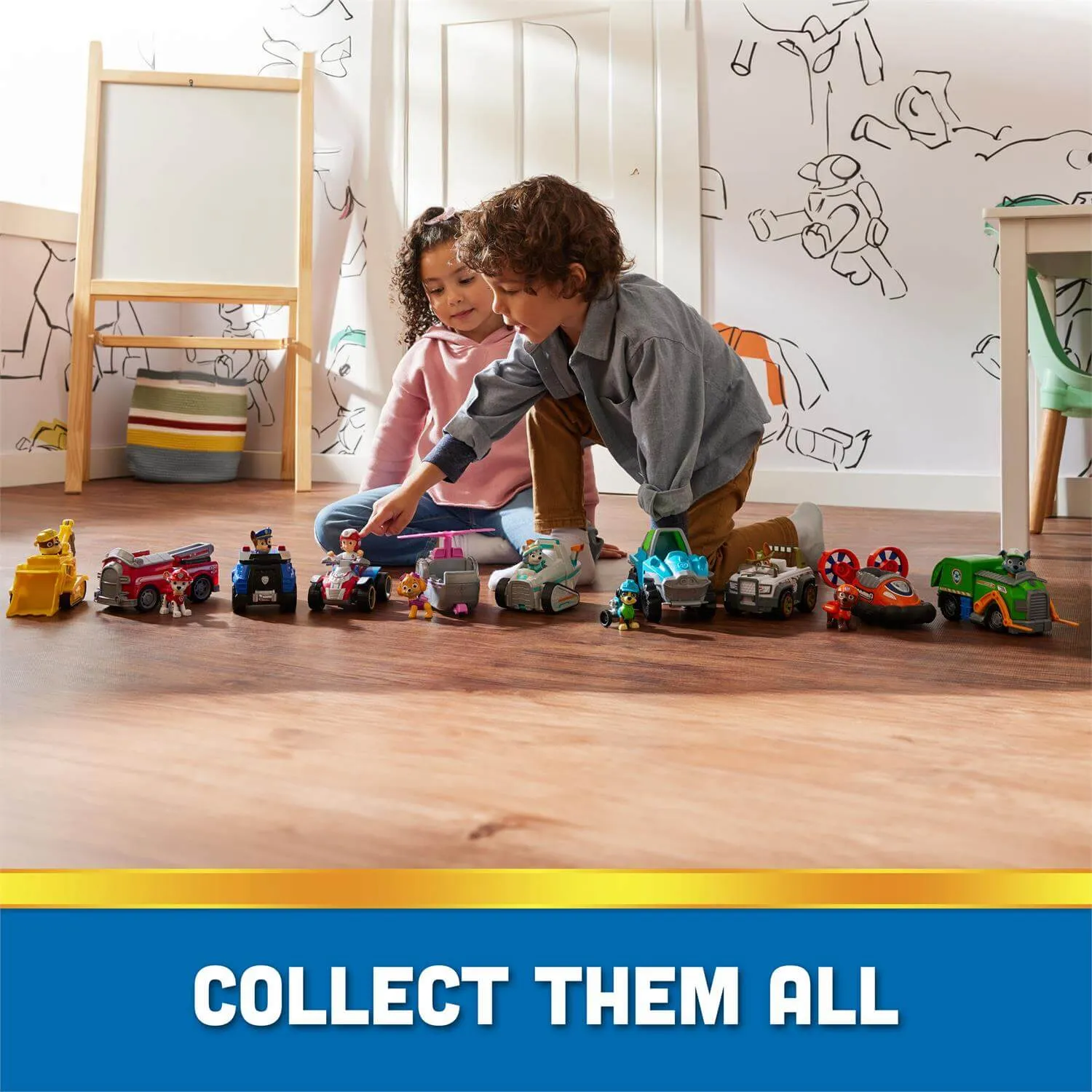 Spin Master Spielzeug PAW Patrol Chase und Streifenwagen Figuren-Set