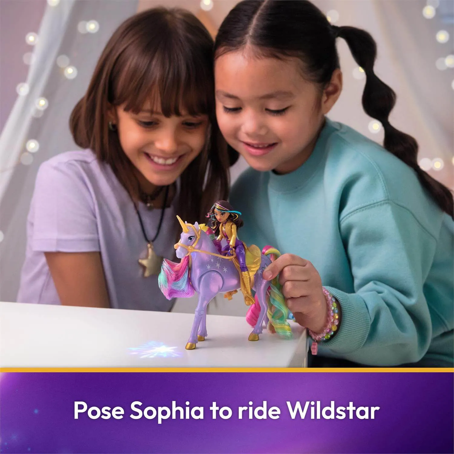 Spin Master Toys Einhorn Akademie Sophia und Lichtmagie Wildstar Set