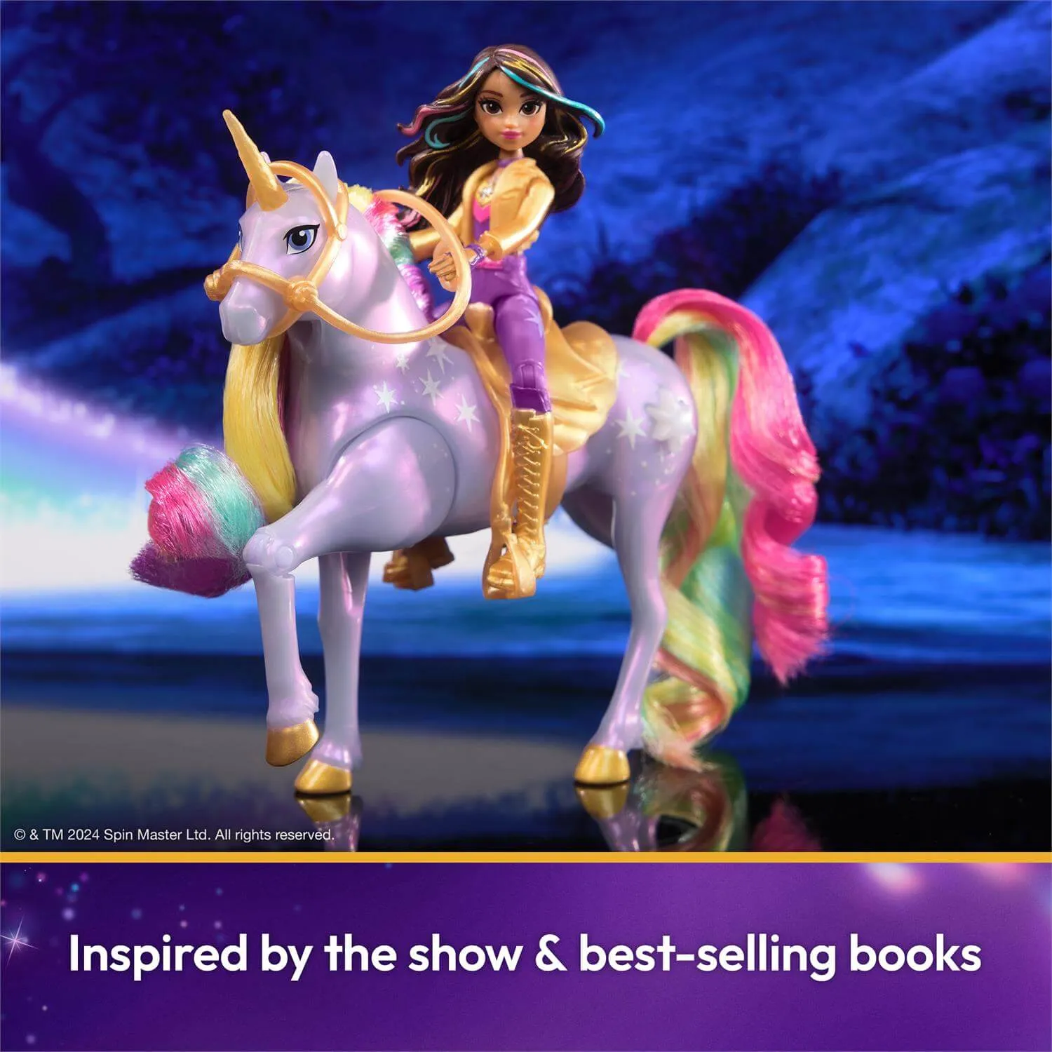 Spin Master Toys Einhorn Akademie Sophia und Lichtmagie Wildstar Set