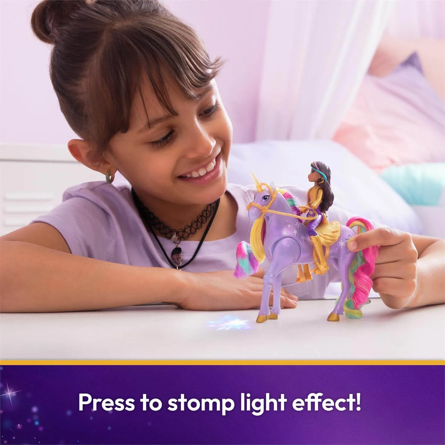 Spin Master Toys Einhorn Akademie Sophia und Lichtmagie Wildstar Set
