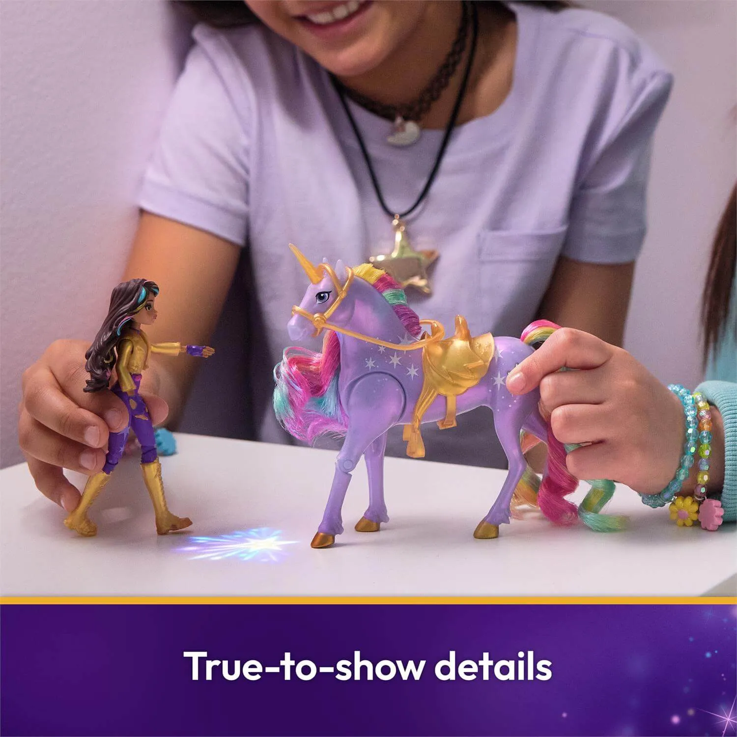 Spin Master Toys Einhorn Akademie Sophia und Lichtmagie Wildstar Set