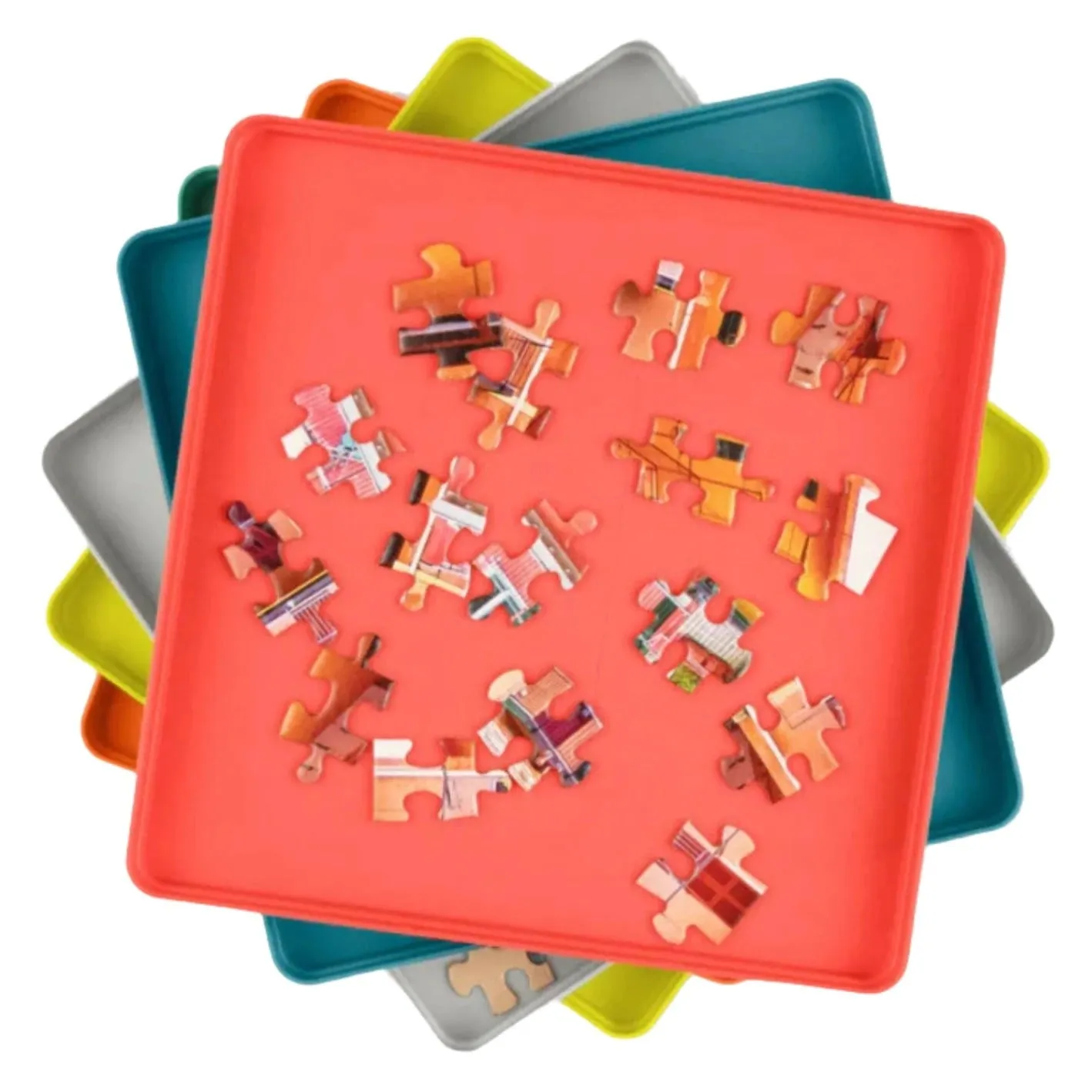Stapelbare Puzzle-Sortierschalen
