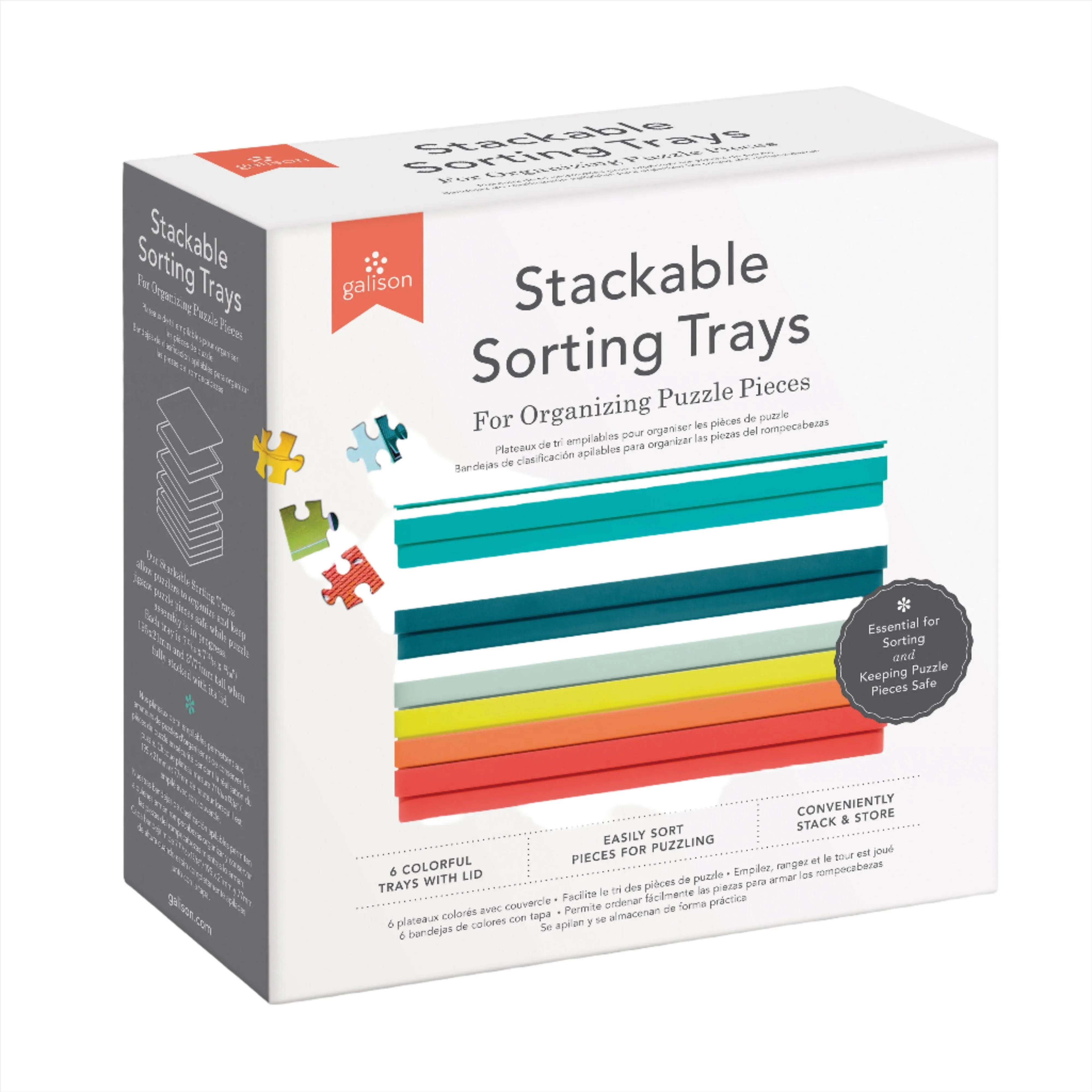 Stapelbare Puzzle-Sortierschalen