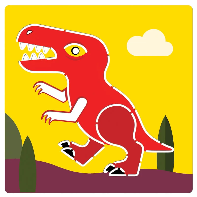 Schablonenset - Dinosaurier