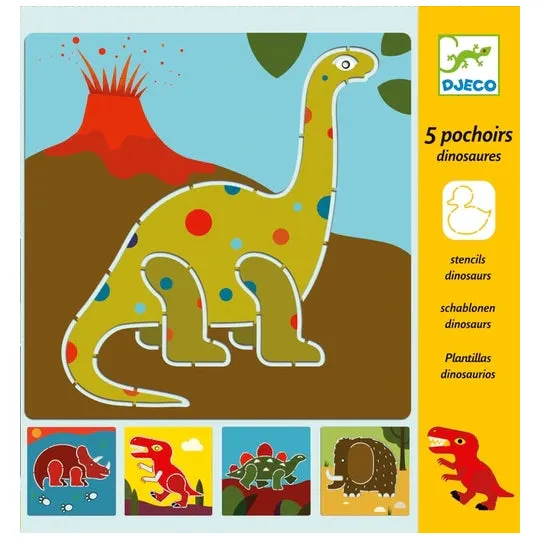 Schablonenset - Dinosaurier