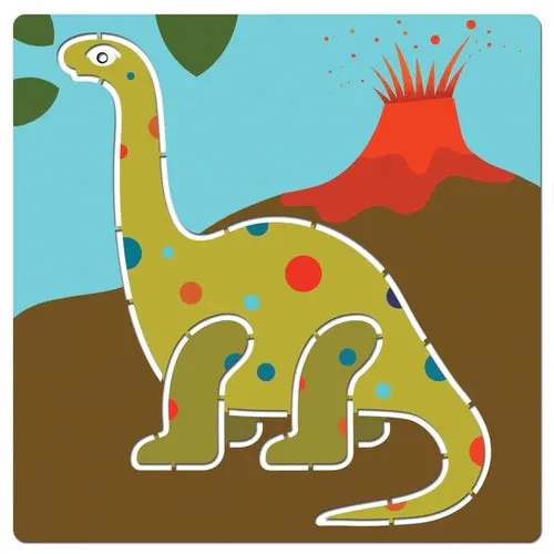 Schablonenset - Dinosaurier