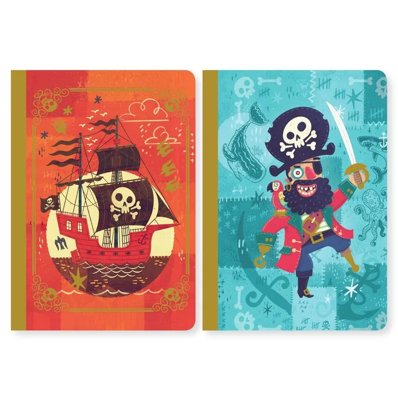 Steve Pirate Kleines Notizbuch-Set