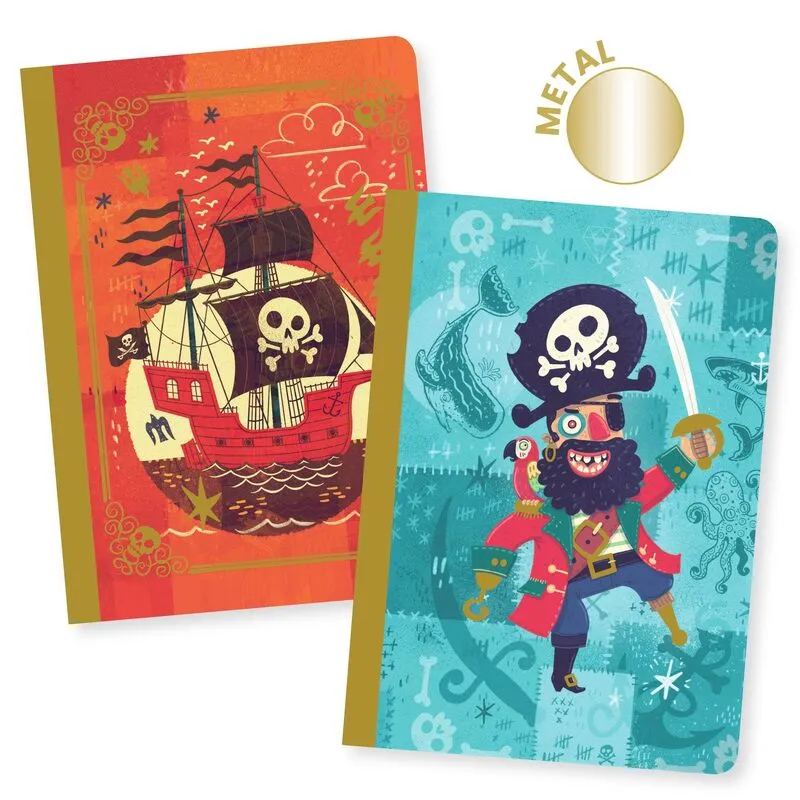 Steve Pirate Kleines Notizbuch-Set
