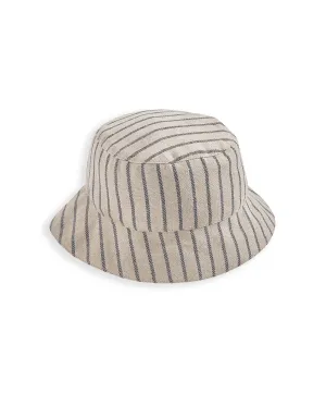 Stripe & Chambray Bucket Hat Babykids Mamas & Papas