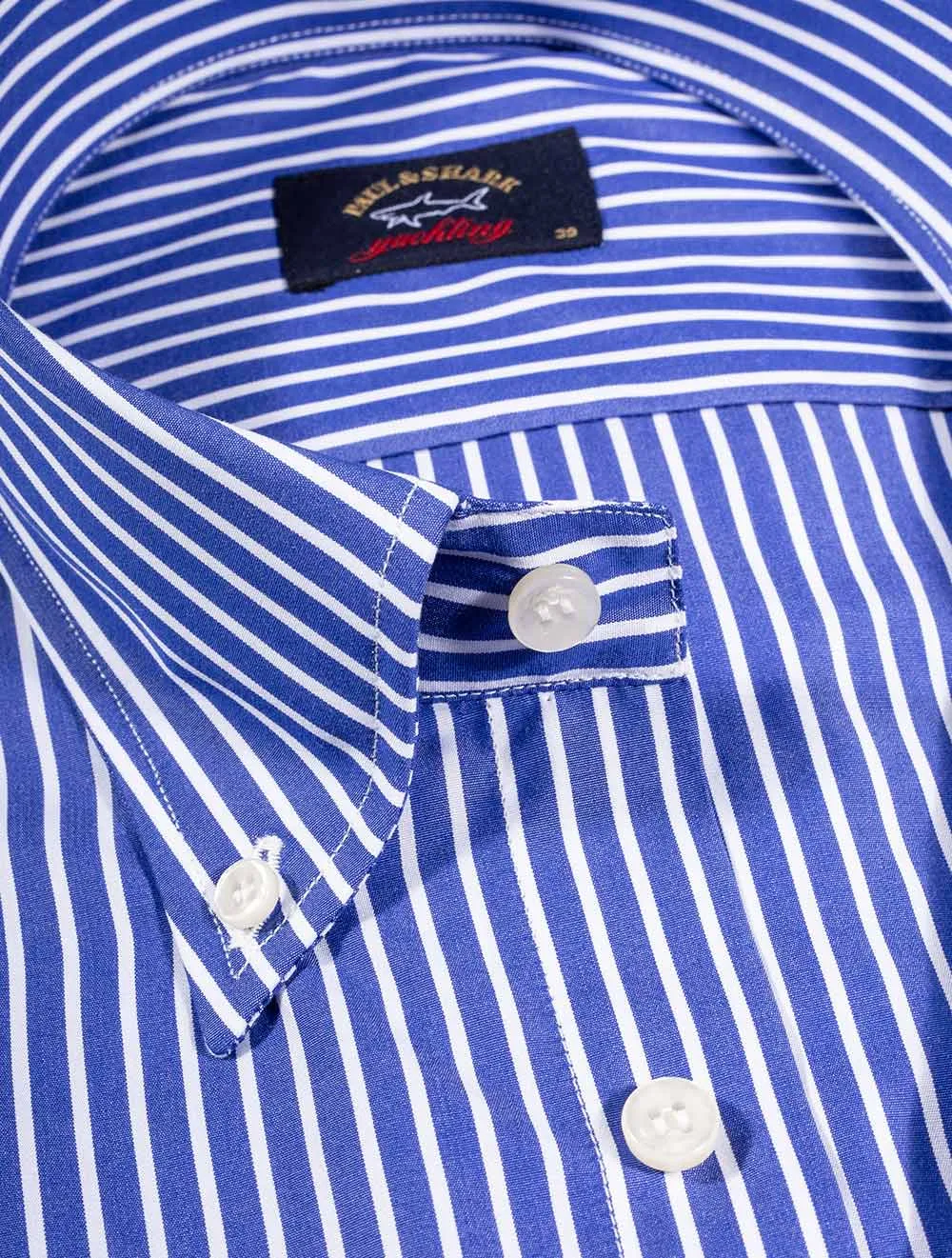 Blaues Streifenhemd