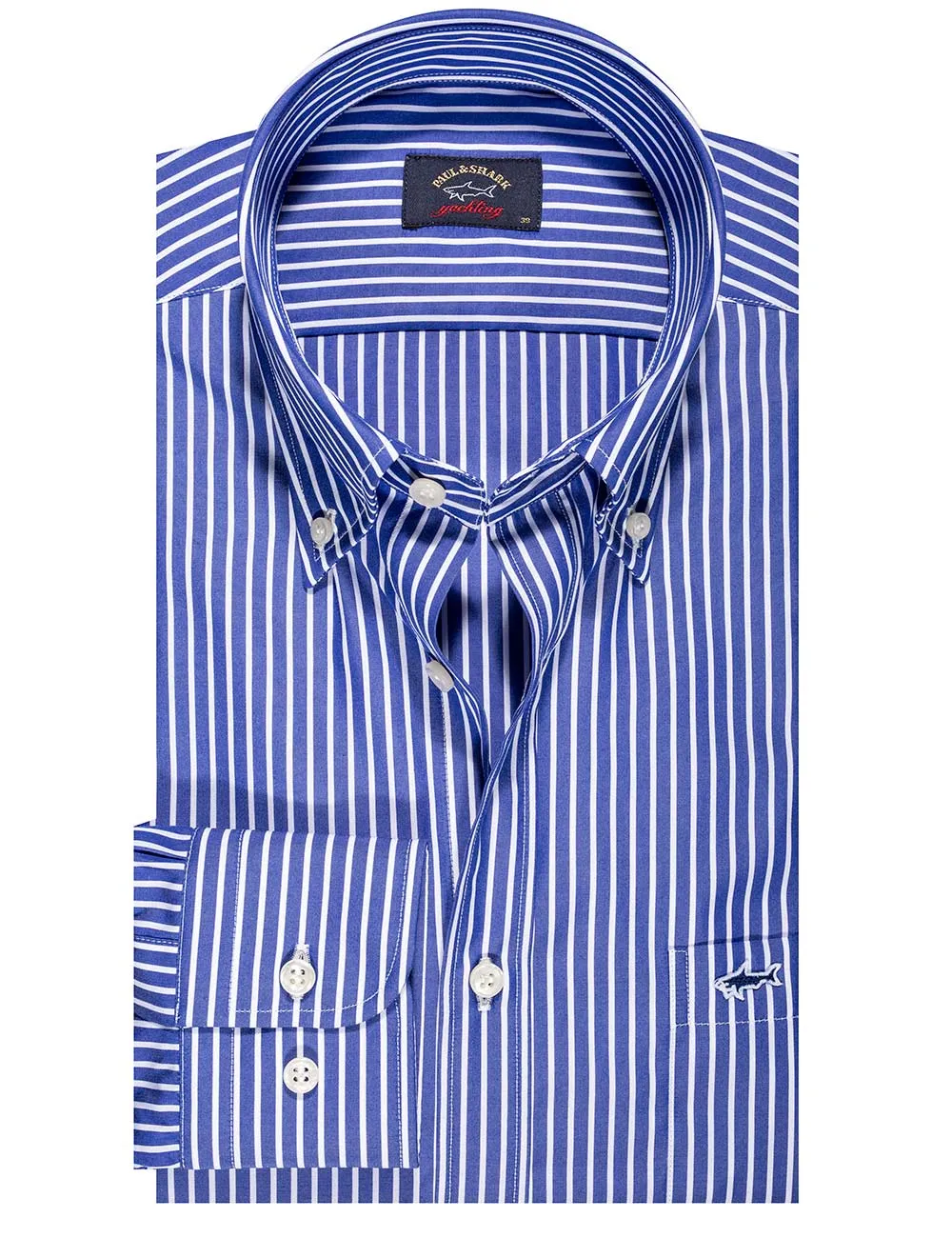 Blaues Streifenhemd