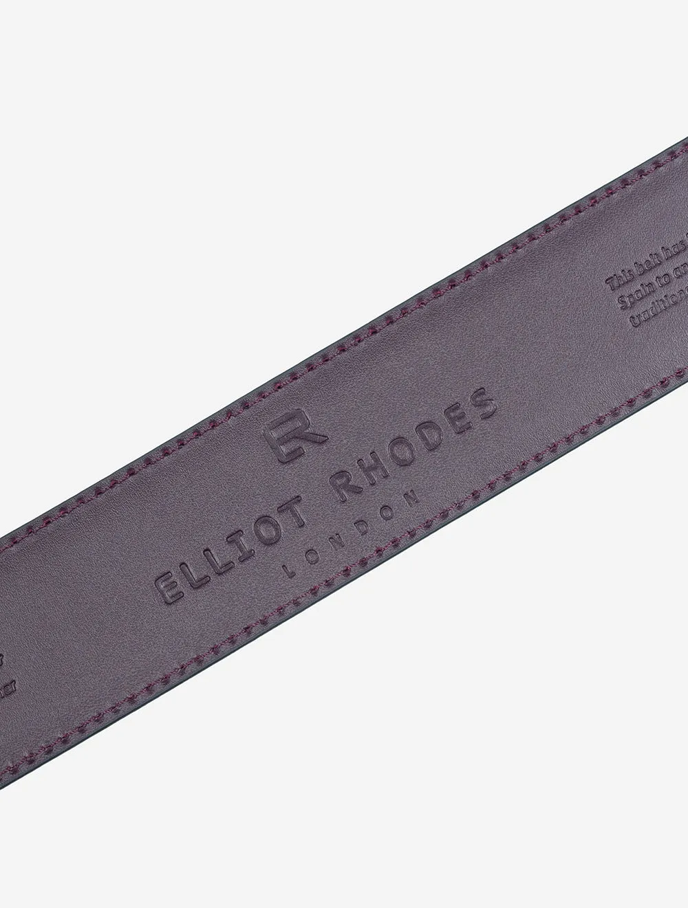 Suede-Gürtel in Schokoladenfarbe