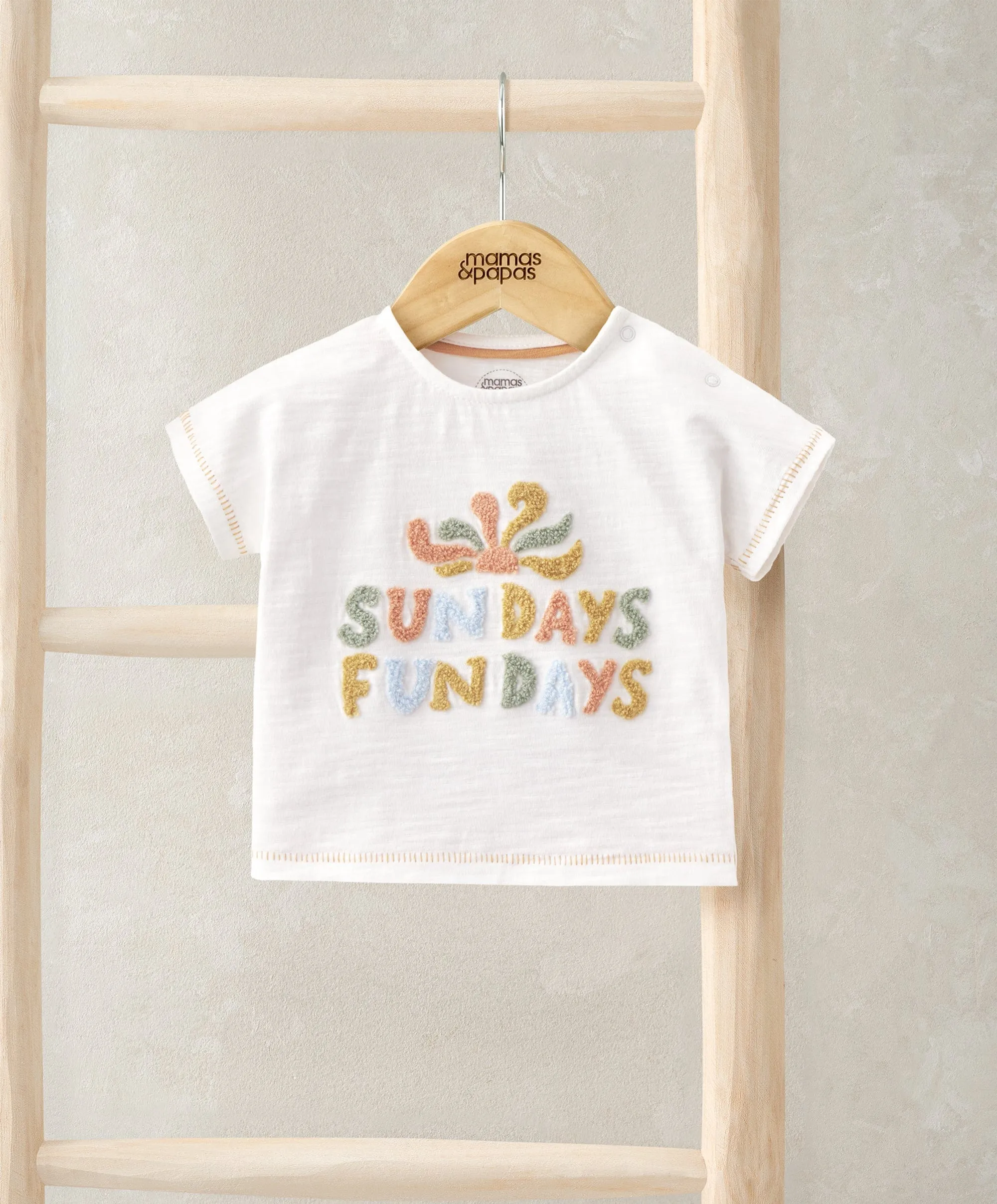 Sun Days Fun Days Slogan T-Shirt