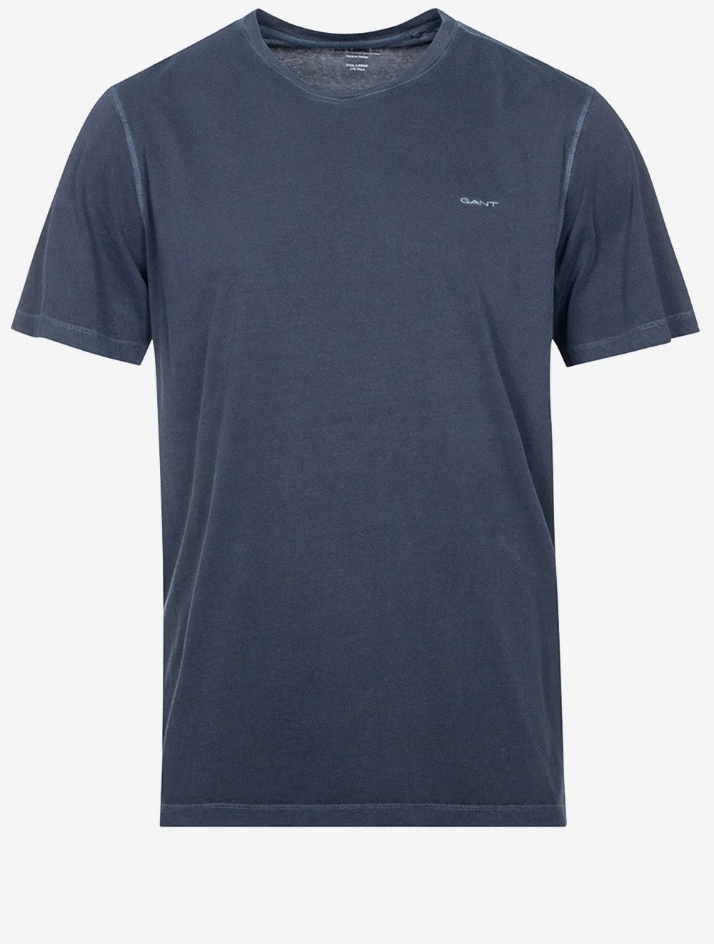 Sonnenverblasstes Kurzarm-T-Shirt Abendblau