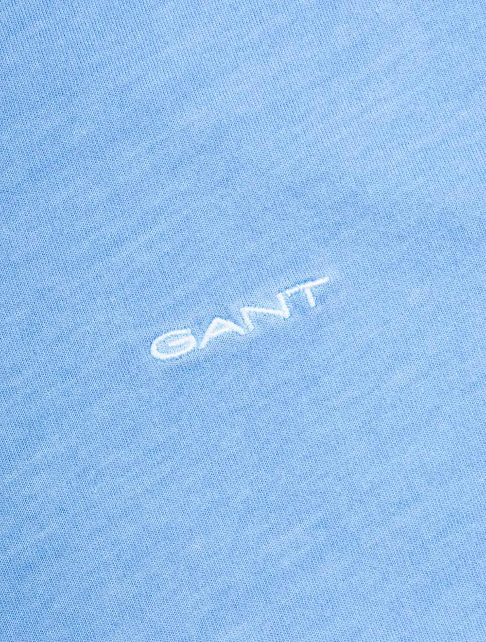 Sonnenverblasstes Kurzarm-T-Shirt in Sanftem Blau