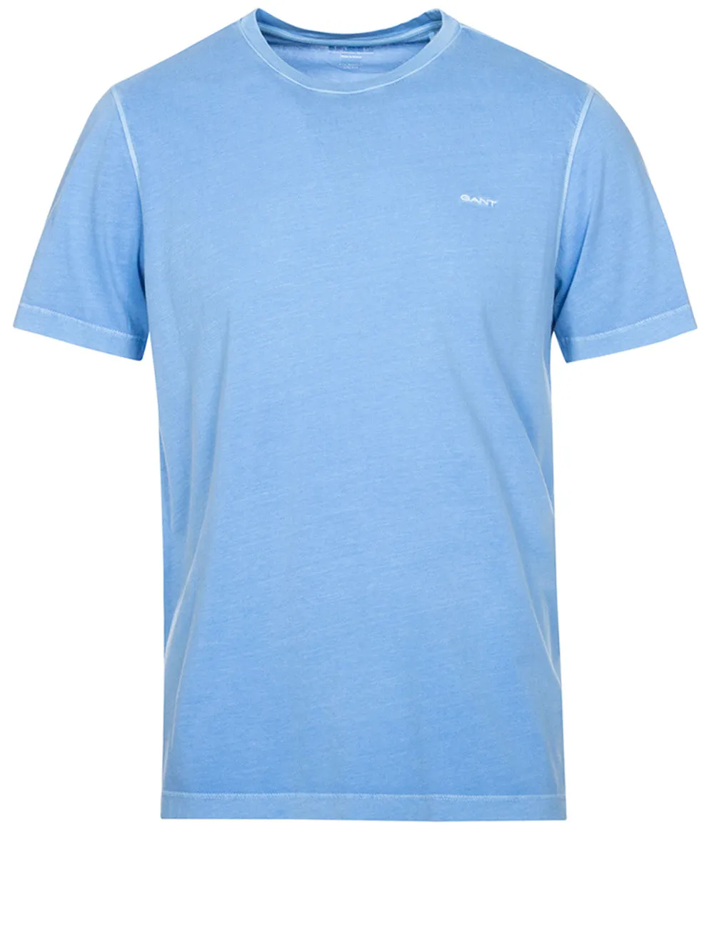 Sonnenverblasstes Kurzarm-T-Shirt in Sanftem Blau