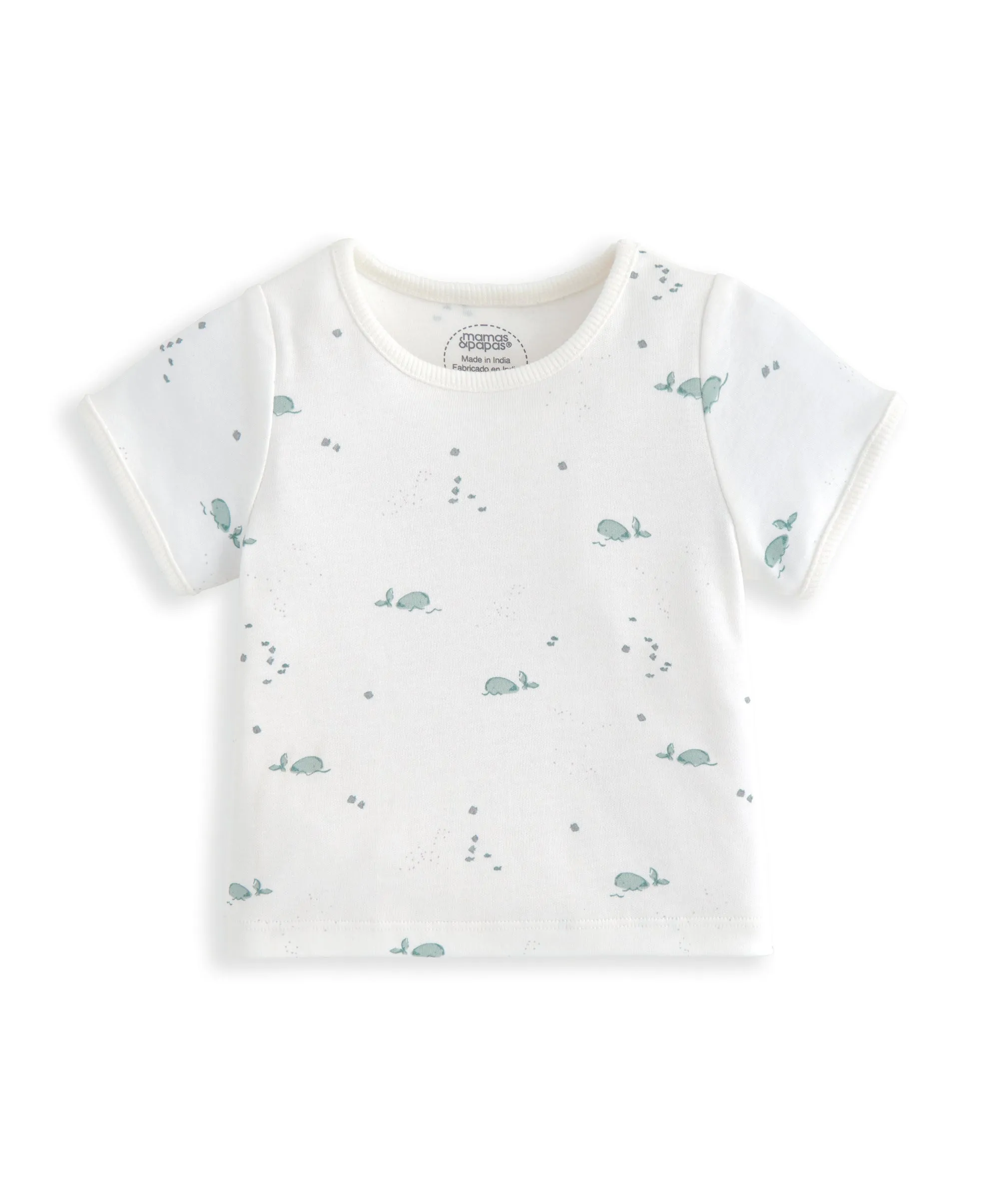 T-Shirt & Shorts Set (2-teilig) - Wal-Motiv