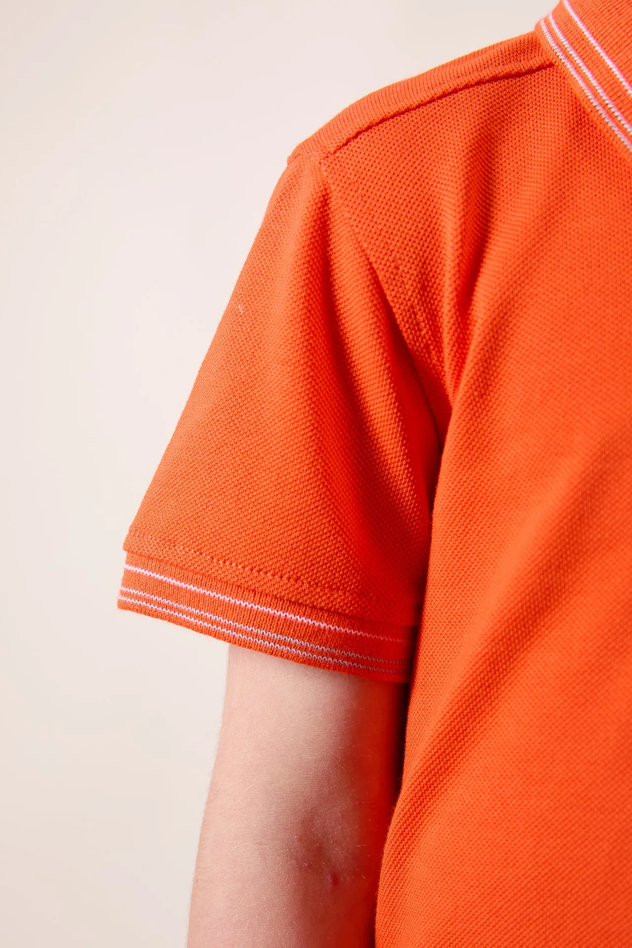 Tartine Et Chocolat Jungen Mädchen BABY CITY AVENTURE POLO4 - Würziges Orange