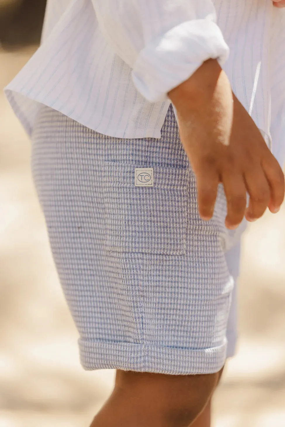 Tartine Et Chocolat Jungen Mädchen BABY CITY AVENTURE SHORT10 - Graublau