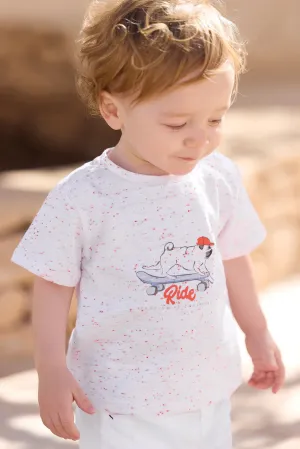 Tartine Et Chocolat Boys Girls BABY CITY AVENTURE TEESHIRT1 - Spicy orange