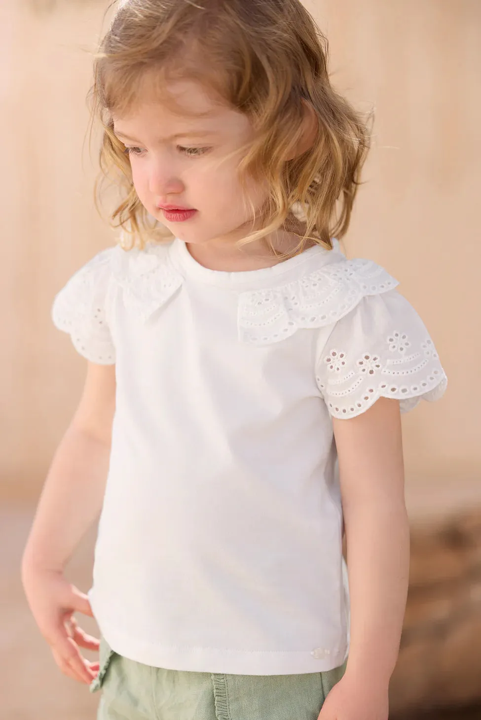 Tartine Et Chocolat Jungen Mädchen BABY ESPRIT ROMANTIK T-SHIRT 8 - Weiß