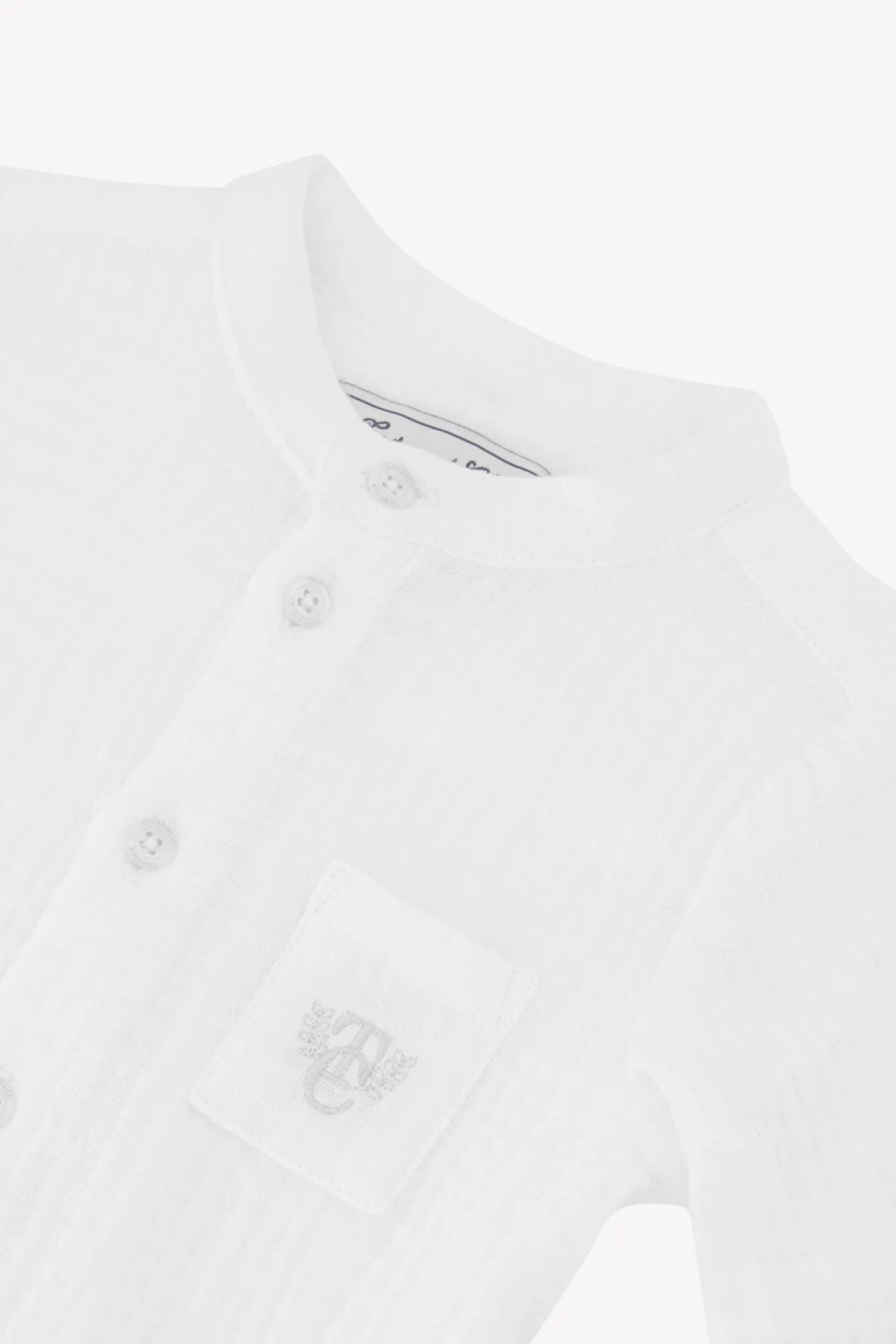 Tartine Et Chocolat Jungen Mädchen BABY EXPLORATEUR EN HERBE Hemd5 - Weiß