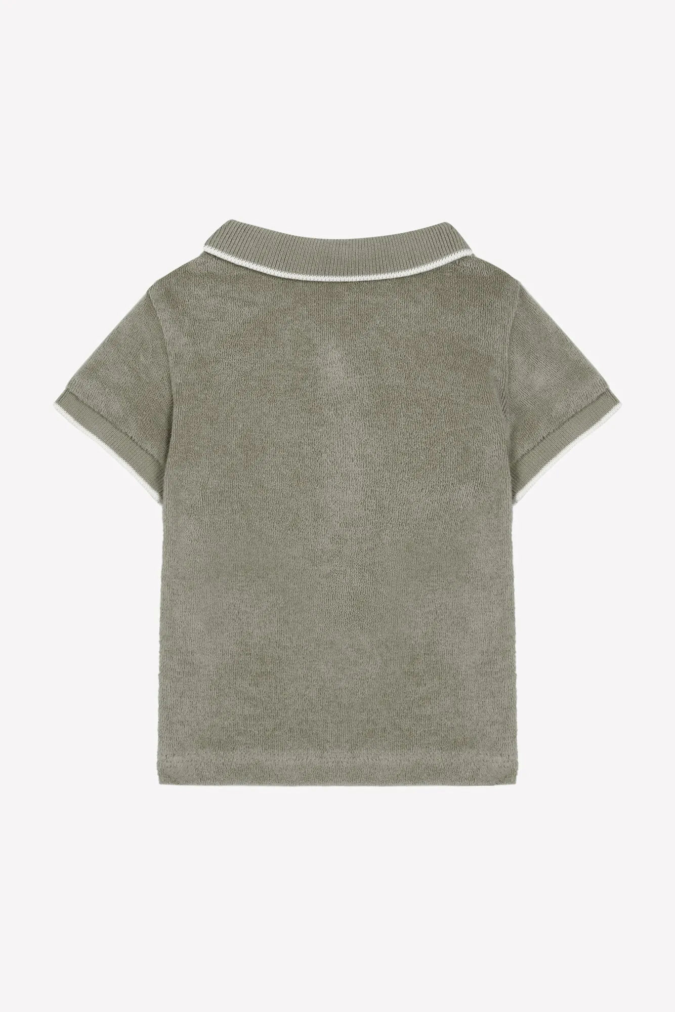 Tartine Et Chocolat Jungen Mädchen BABY EXPLORATEUR EN HERBE POLO1 - Farn