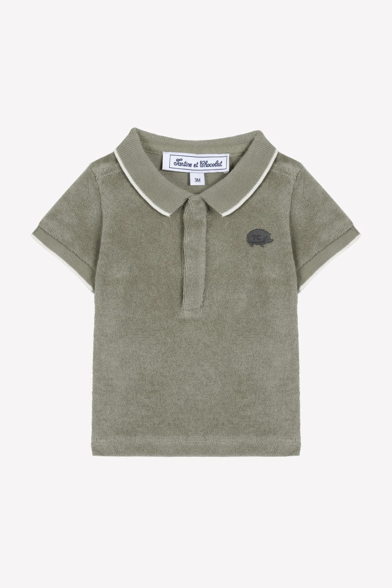 Tartine Et Chocolat Jungen Mädchen BABY EXPLORATEUR EN HERBE POLO1 - Farn