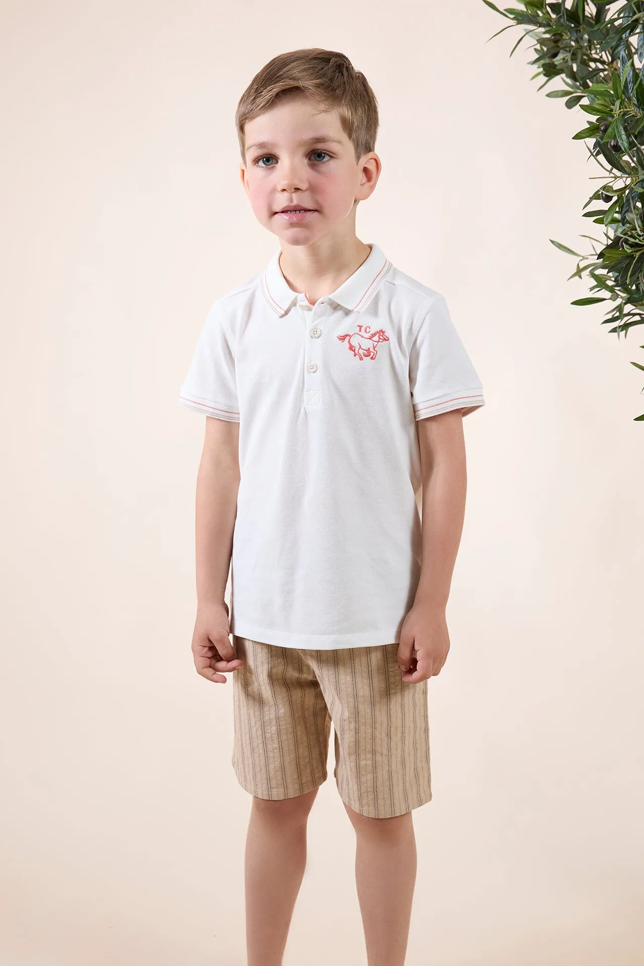 Tartine Et Chocolat Jungen Mädchen BABY PETIT COWBOY KURZE16 - Ocker