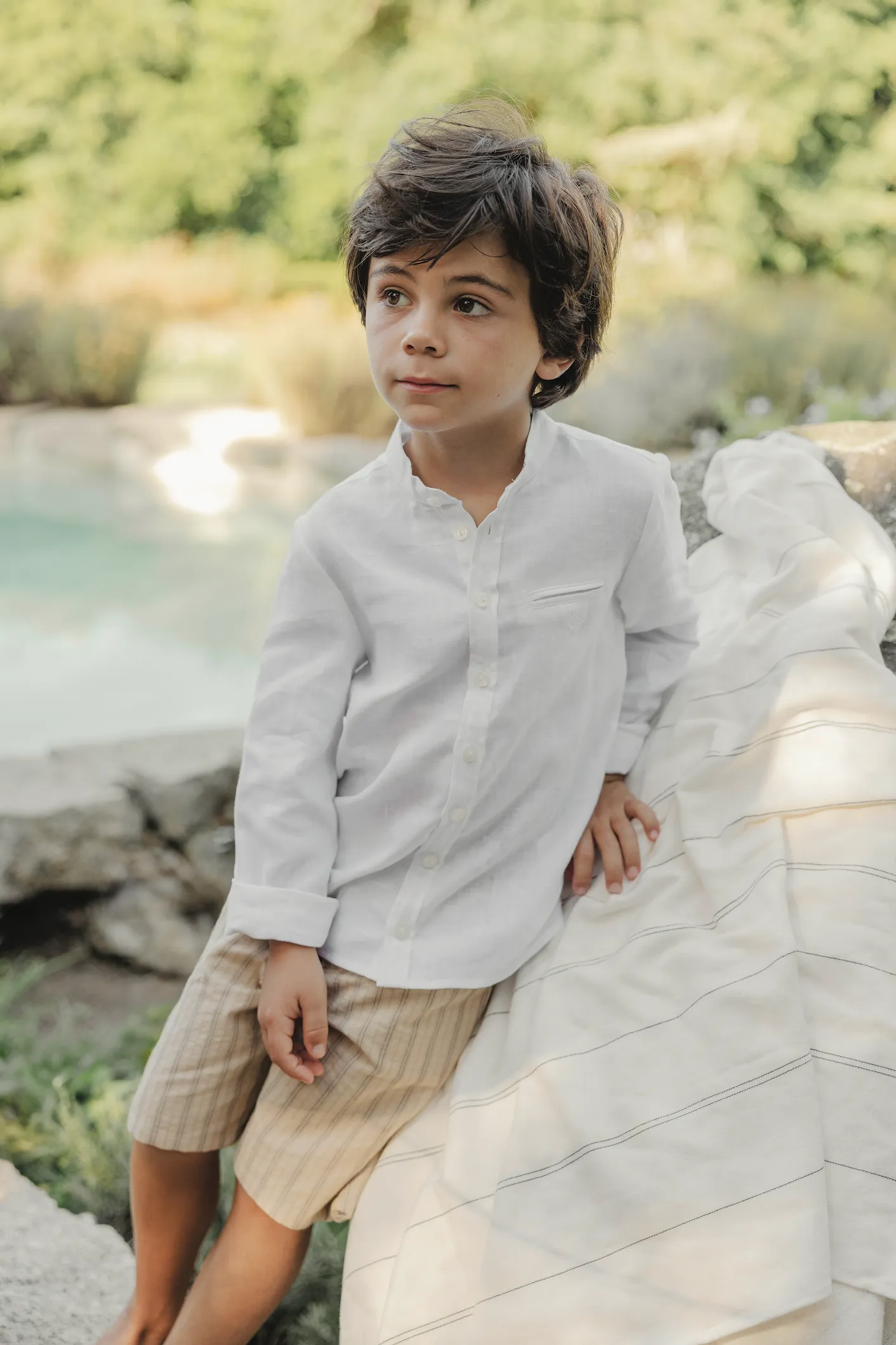 Tartine Et Chocolat Jungen Mädchen BABY PETIT COWBOY KURZE16 - Ocker