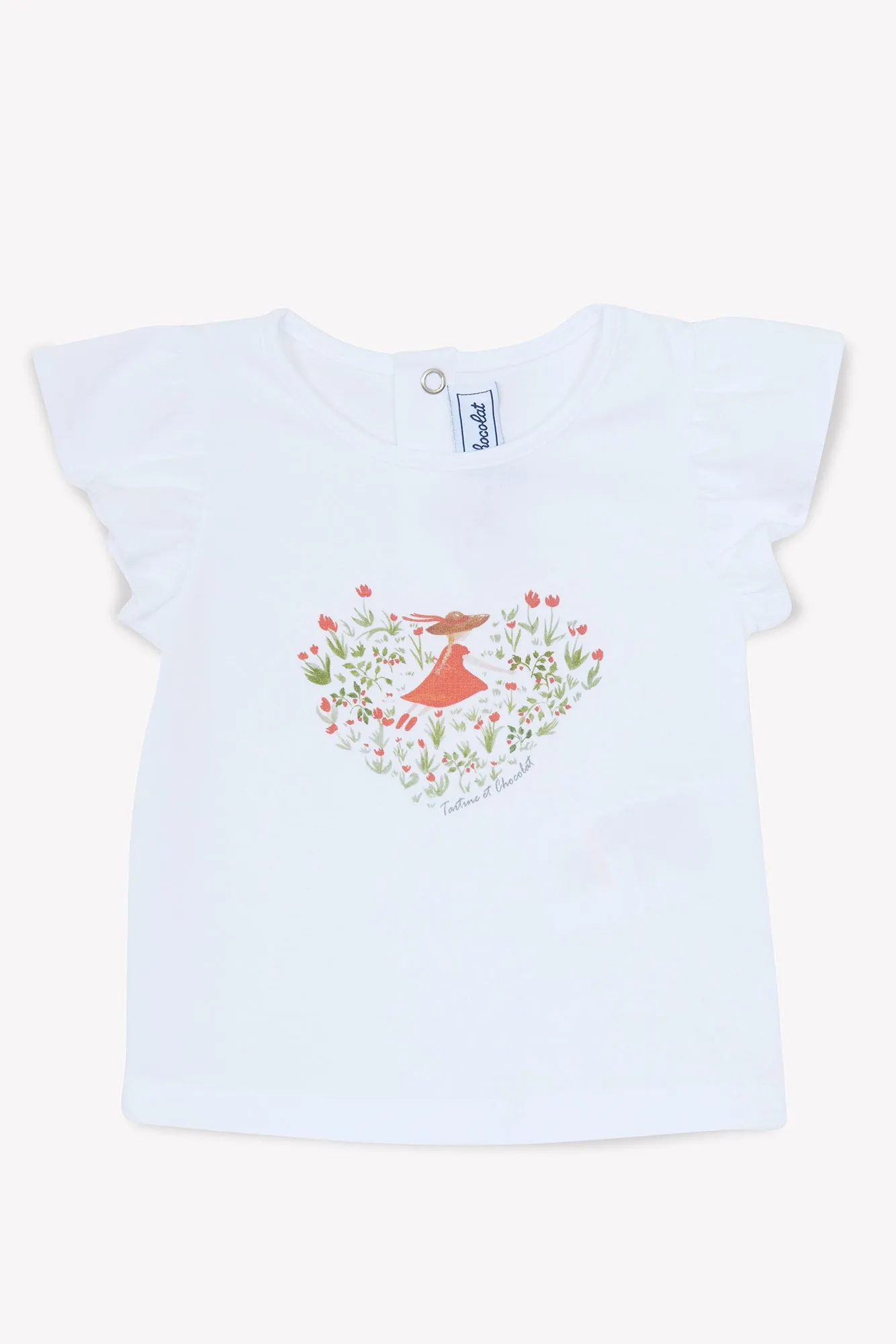 Tartine Et Chocolat Jungen Mädchen BABY PROMENADE BUCOLIQUE T-SHIRT 5 - Weiß