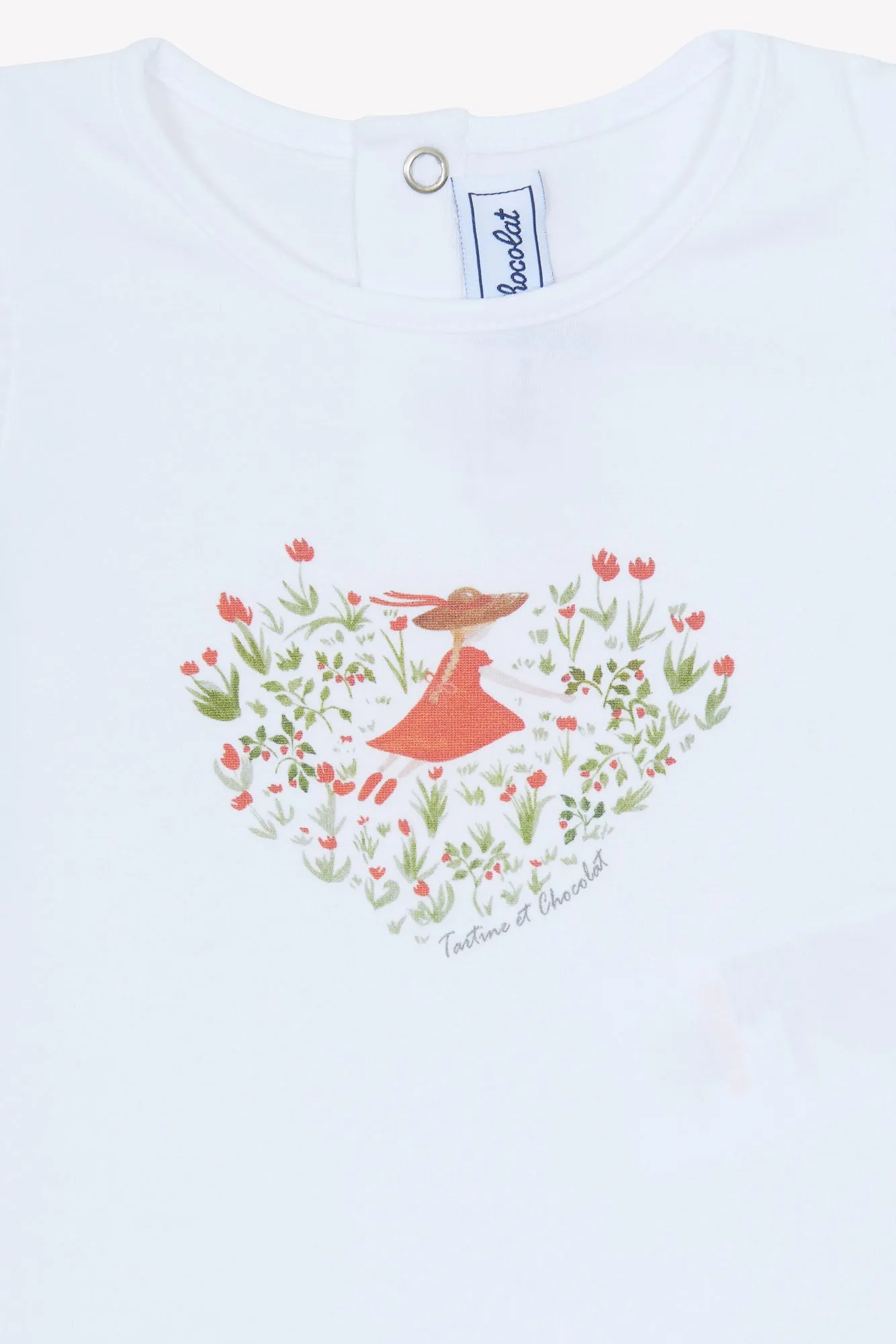 Tartine Et Chocolat Jungen Mädchen BABY PROMENADE BUCOLIQUE T-SHIRT 5 - Weiß