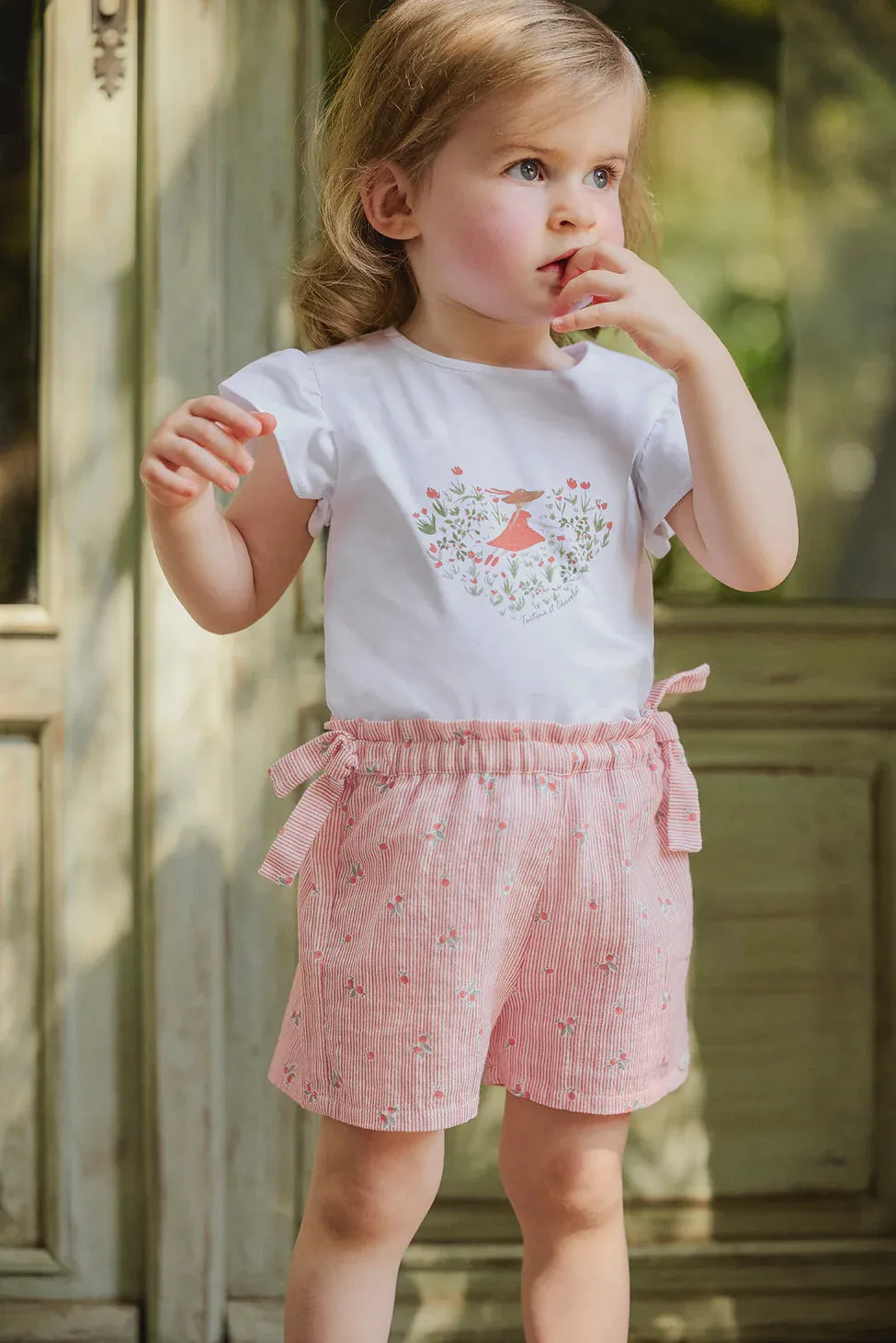 Tartine Et Chocolat Jungen Mädchen BABY PROMENADE BUCOLIQUE T-SHIRT 5 - Weiß