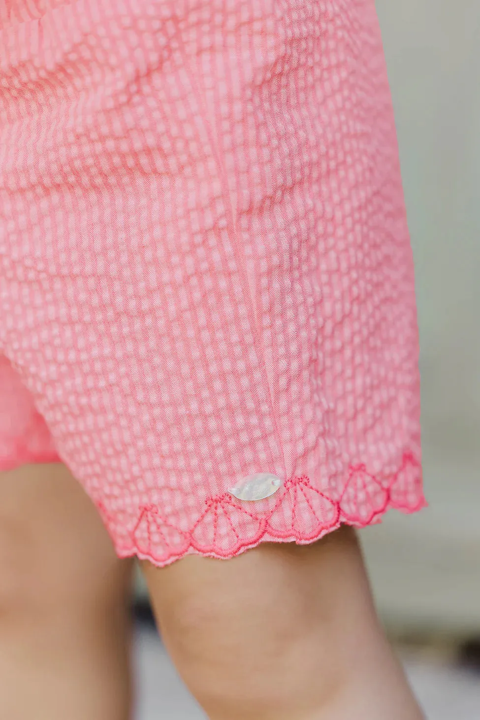 Tartine Et Chocolat Jungen Mädchen BABY TRESOR D'ETE SHORT 14 - Koralle