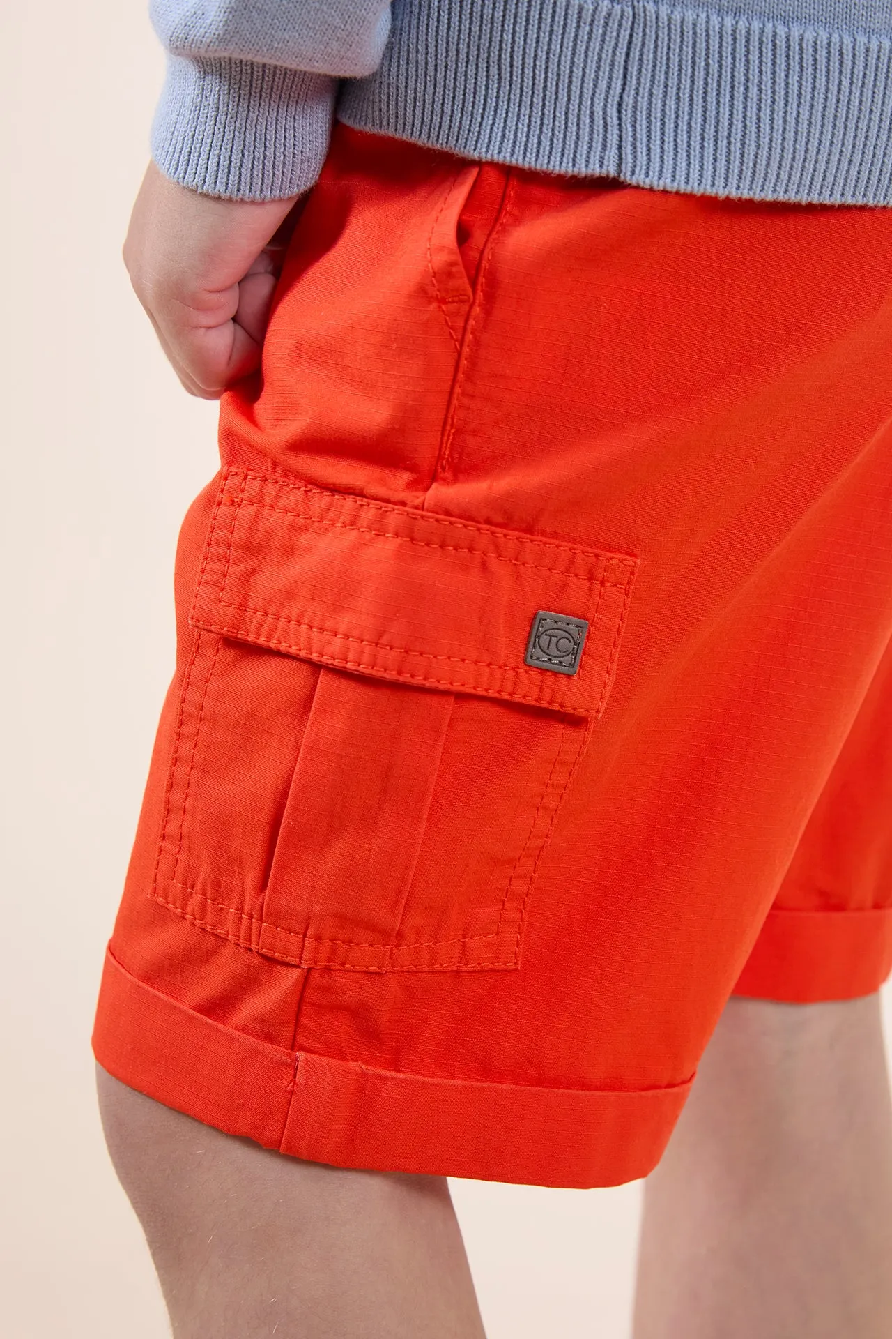Tartine Et Chocolat Jungen Mädchen CITY AVENTURE SHORT7BIS - Würziges Orange