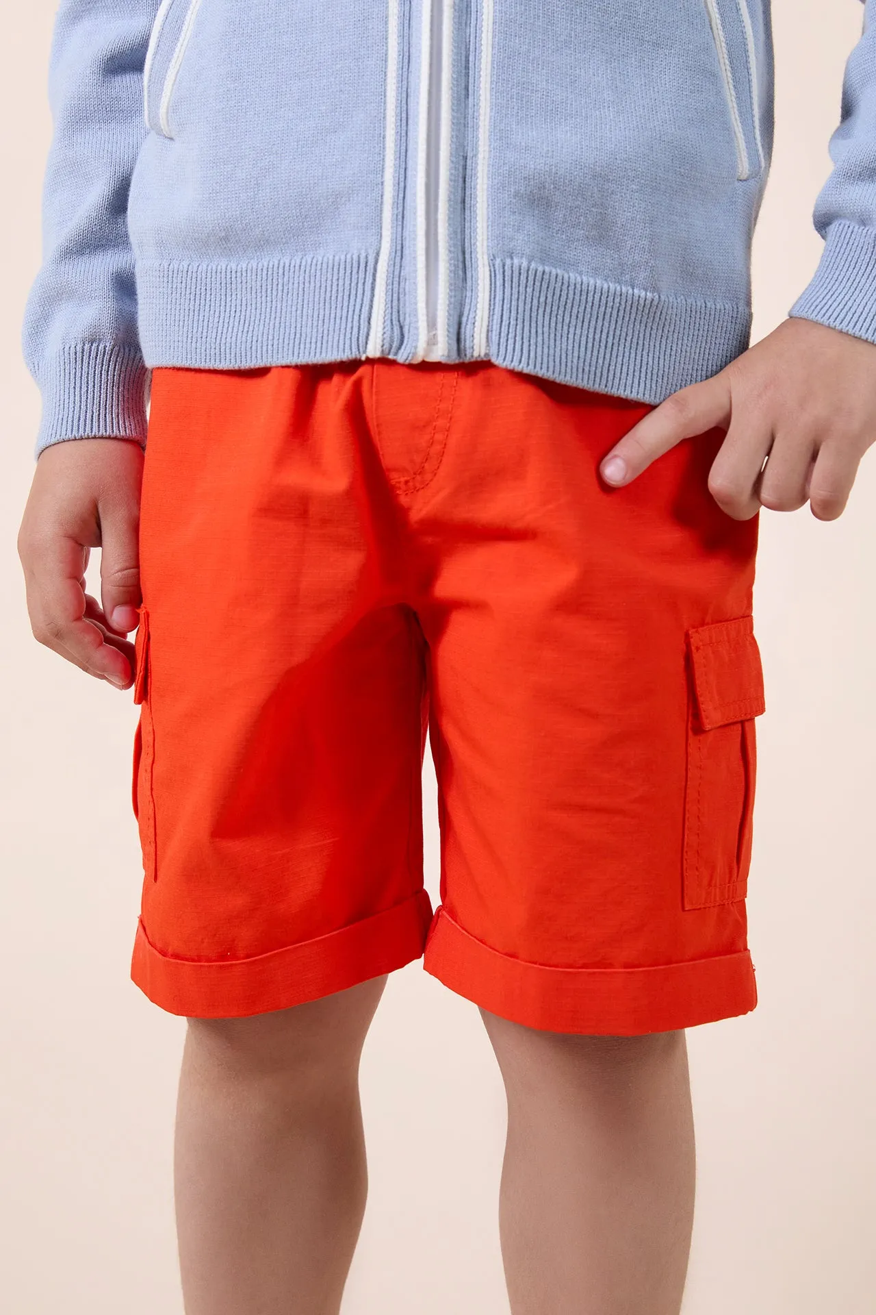 Tartine Et Chocolat Jungen Mädchen CITY AVENTURE SHORT7BIS - Würziges Orange