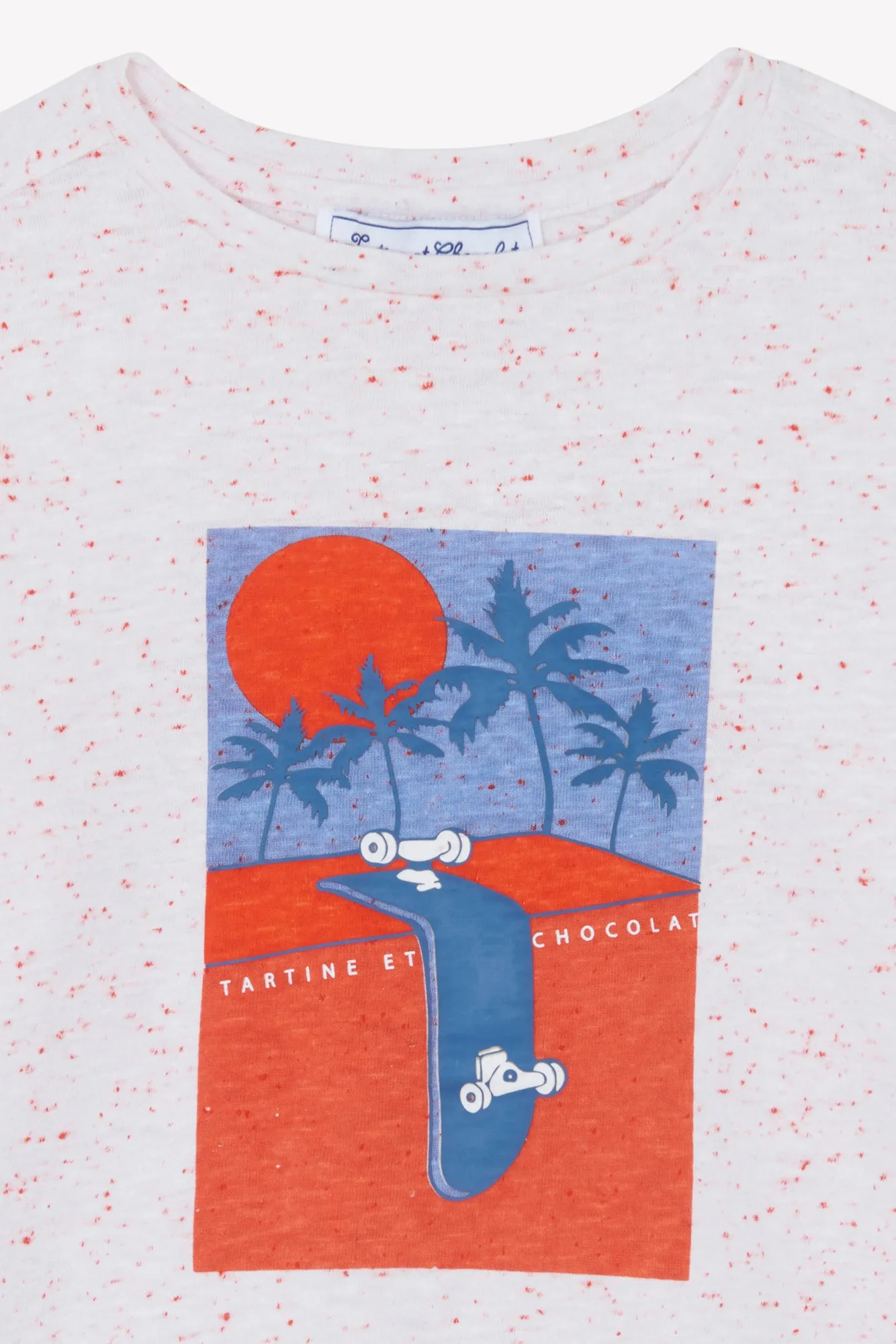Tartine Et Chocolat Jungen Mädchen CITY AVENTURE T-SHIRT 1BIS - Würziges Orange