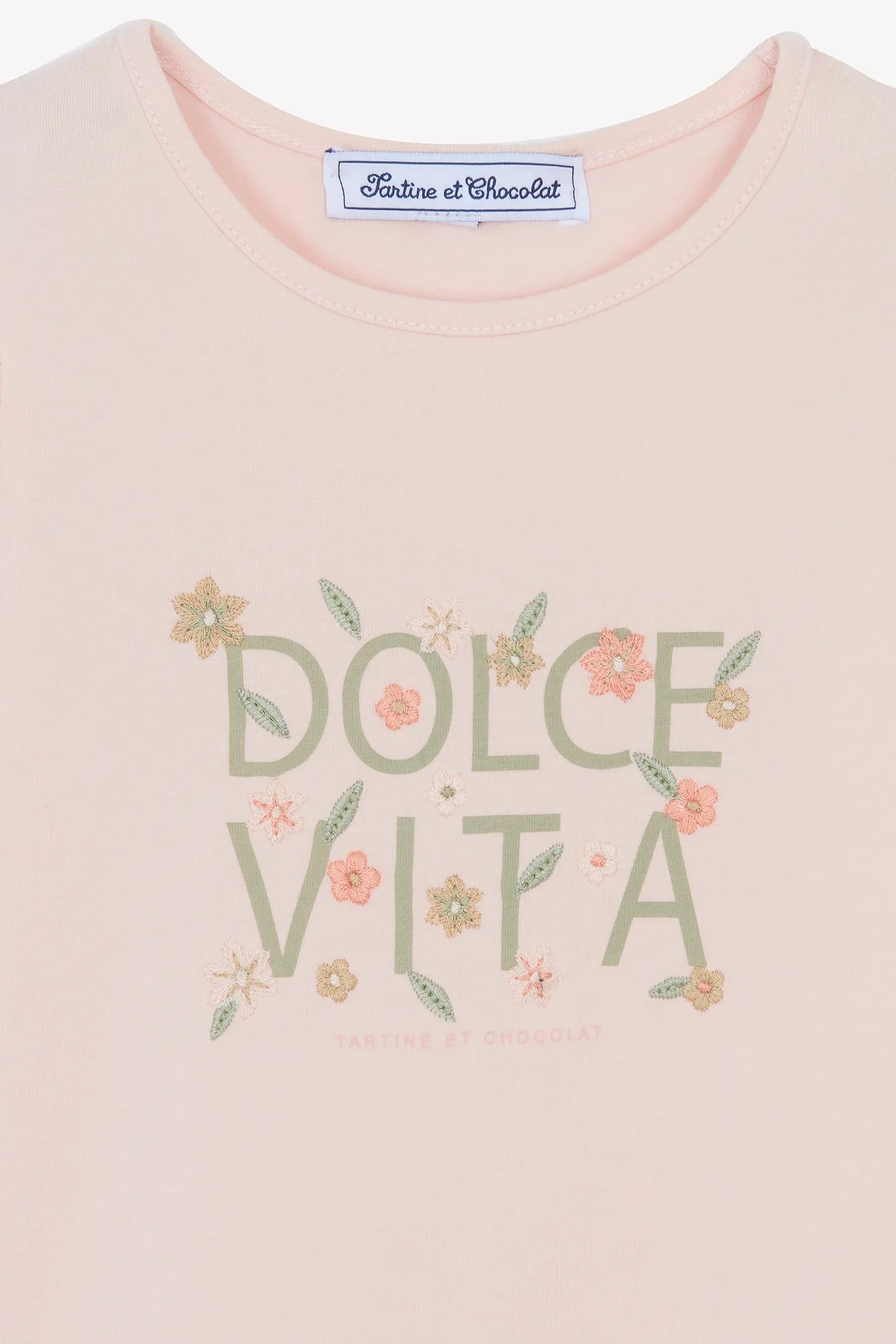 Tartine Et Chocolat Jungen Mädchen ROMANTISCHE AUSZEIT T-SHIRT - Altrosa