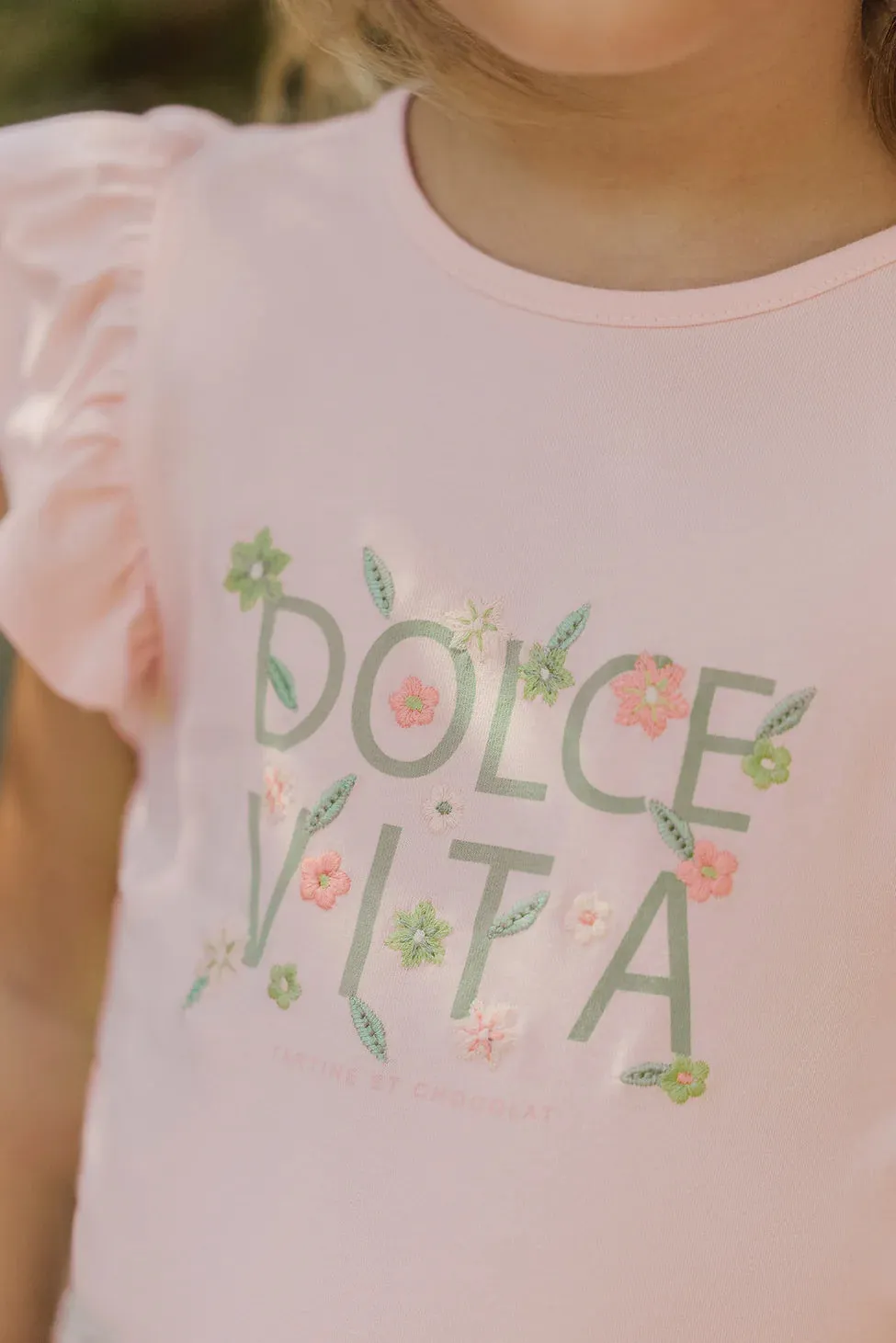 Tartine Et Chocolat Jungen Mädchen ROMANTISCHE AUSZEIT T-SHIRT - Altrosa