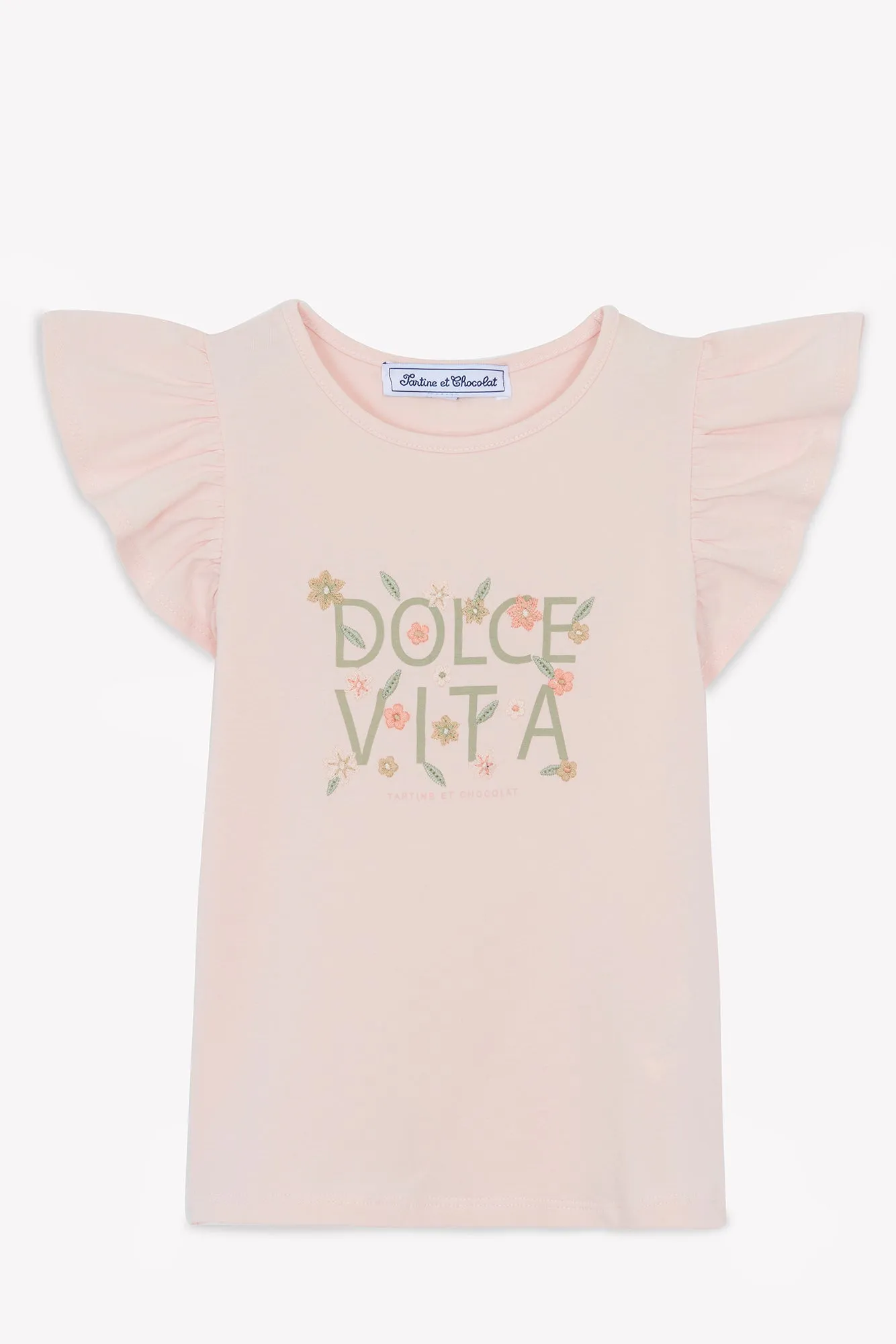 Tartine Et Chocolat Jungen Mädchen ROMANTISCHE AUSZEIT T-SHIRT - Altrosa